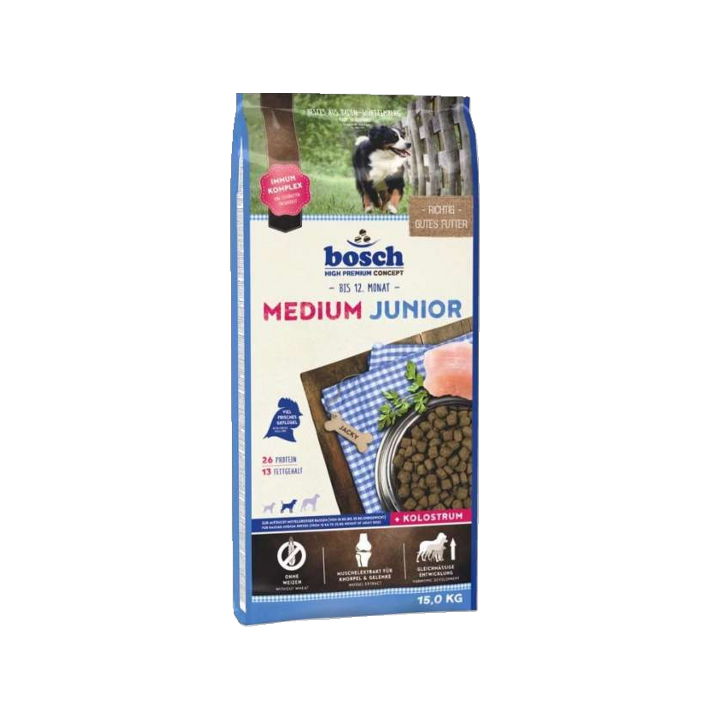 bosch Medium Junior – Für mittelgroße Welpen