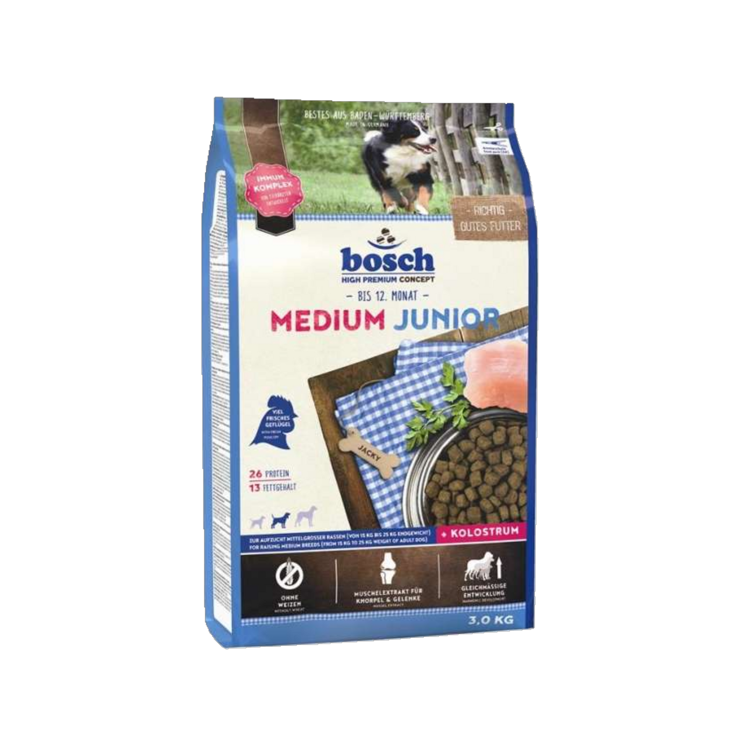 bosch Medium Junior – Für mittelgroße Welpen