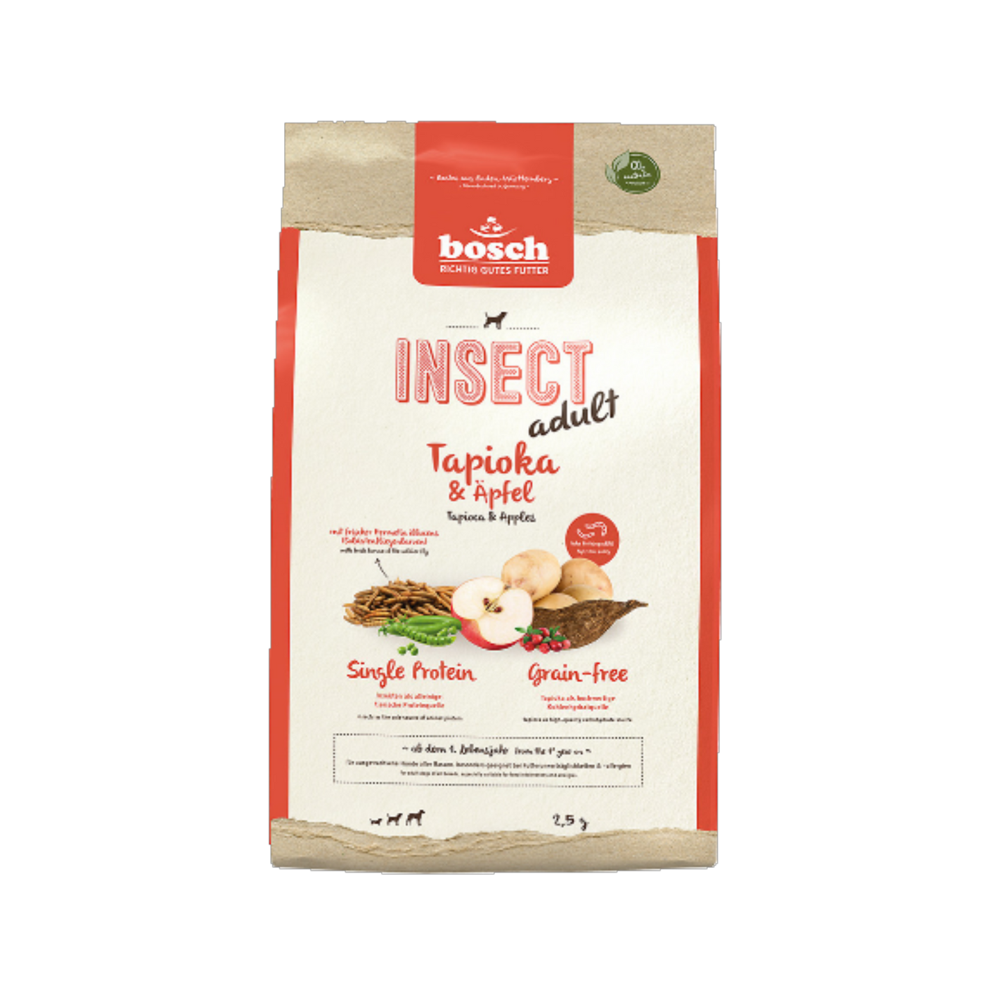 bosch HPC Insect Adult – Mit Insekten, Tapioka & Apfel