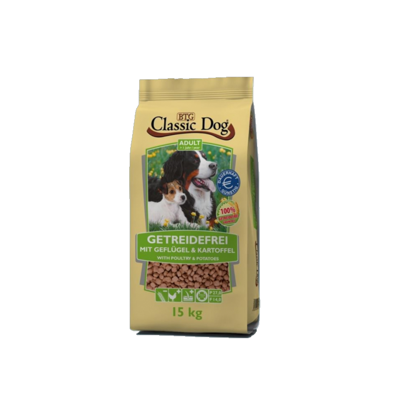 Classic Dog Geflügel & Kartoffel – Trockenfutter ohne Getreide