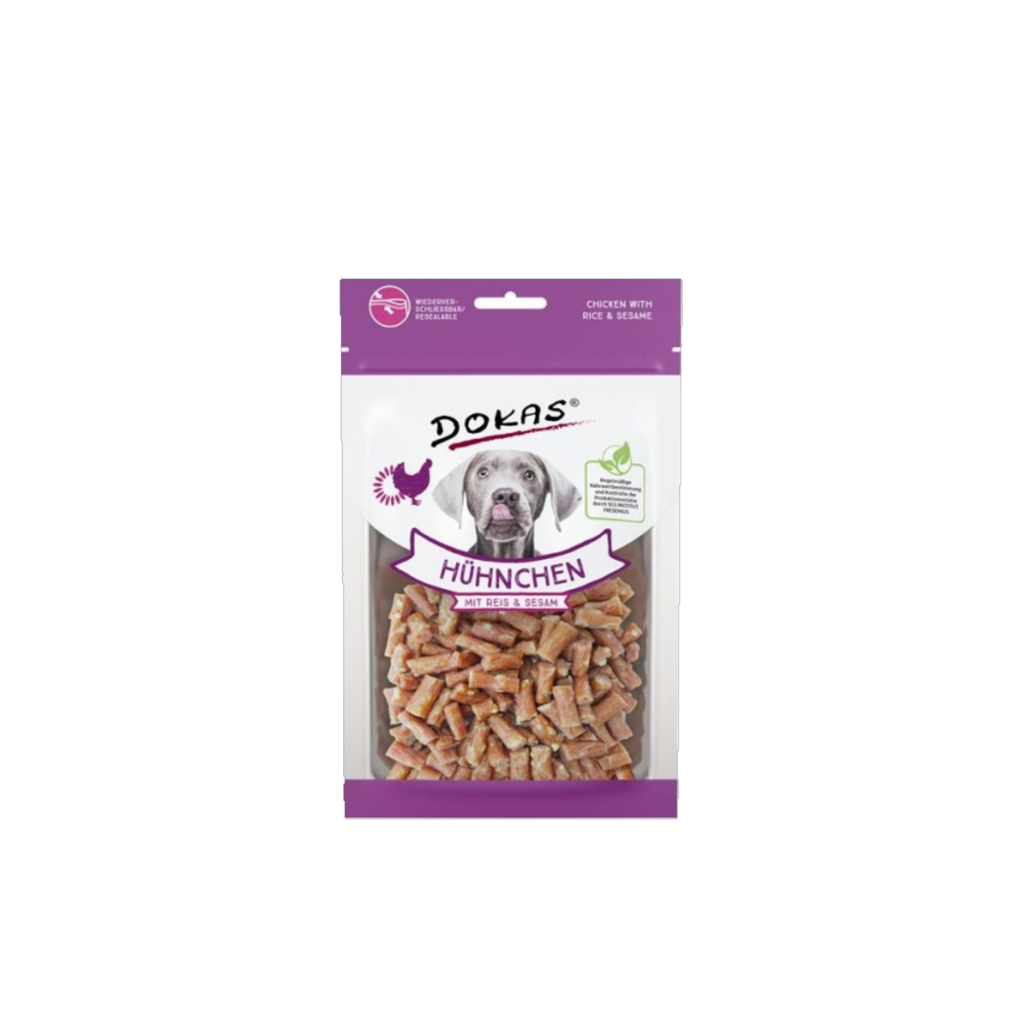 Dokas Hühnchen mit Reis & Sesam – der feine Snack für Training und Belohnung