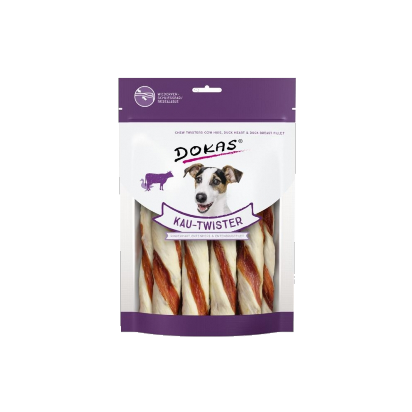 Dokas Kau-Twister mit Entenherz und Entenfilet – das raffinierte Kauvergnügen