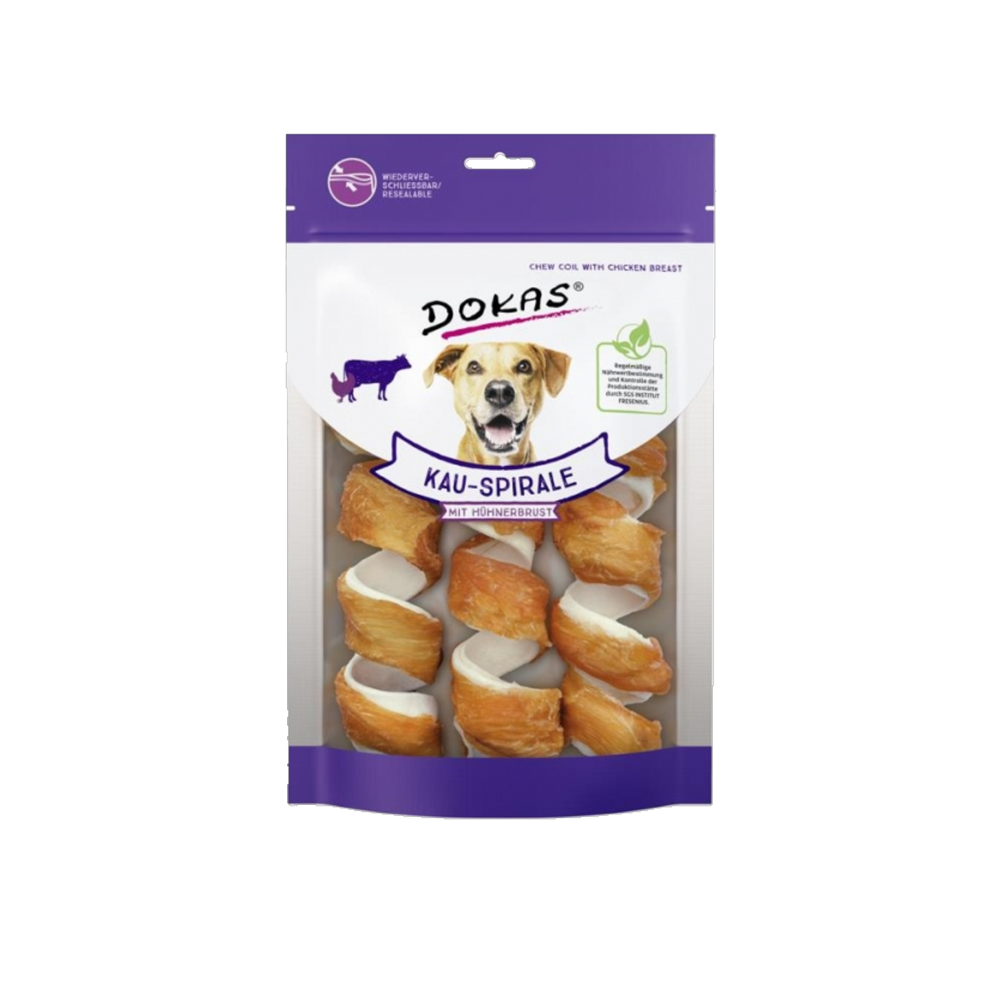Dokas Kauspirale mit Hühnerbrust – der gedrehte Snack für langanhaltenden Genuss