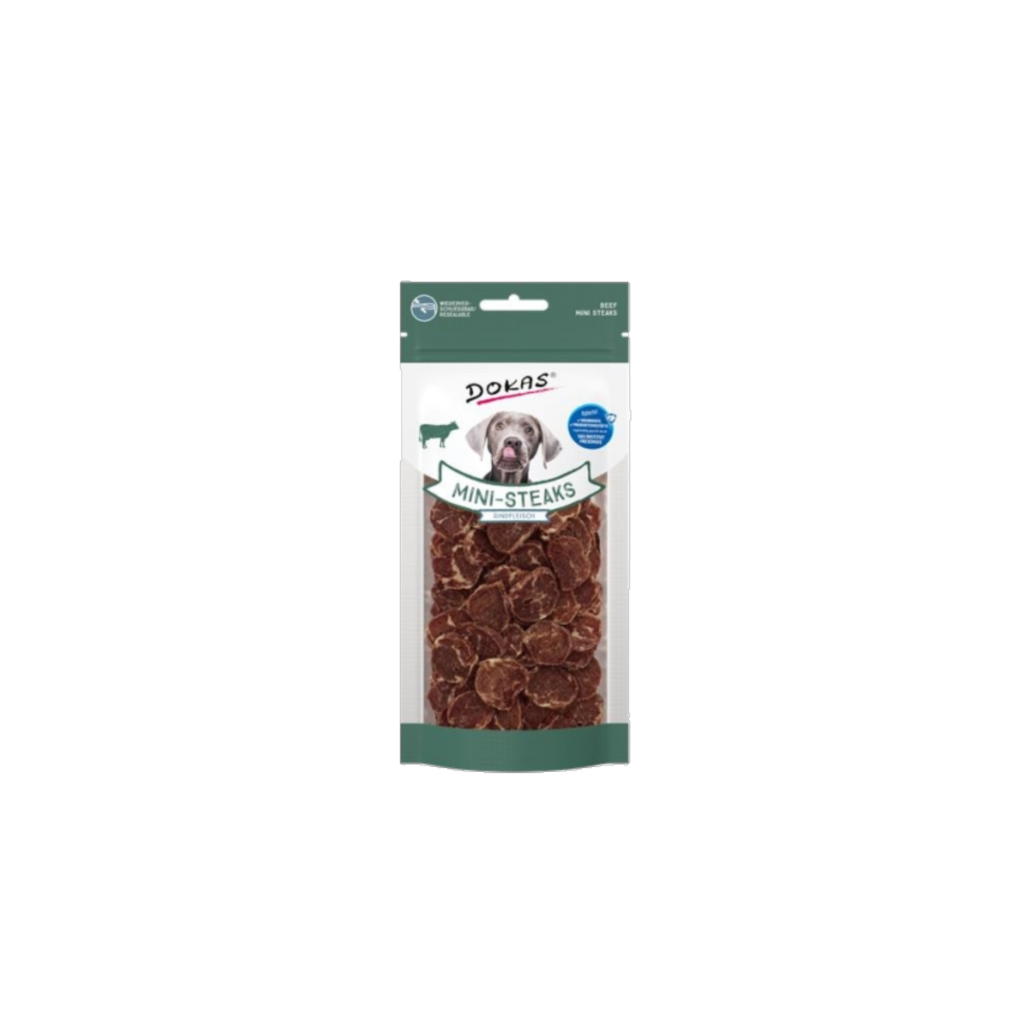 Dokas Kleine Steaks mit Rind & Kabeljau – kraftvoller Trainingssnack für zwischendurch