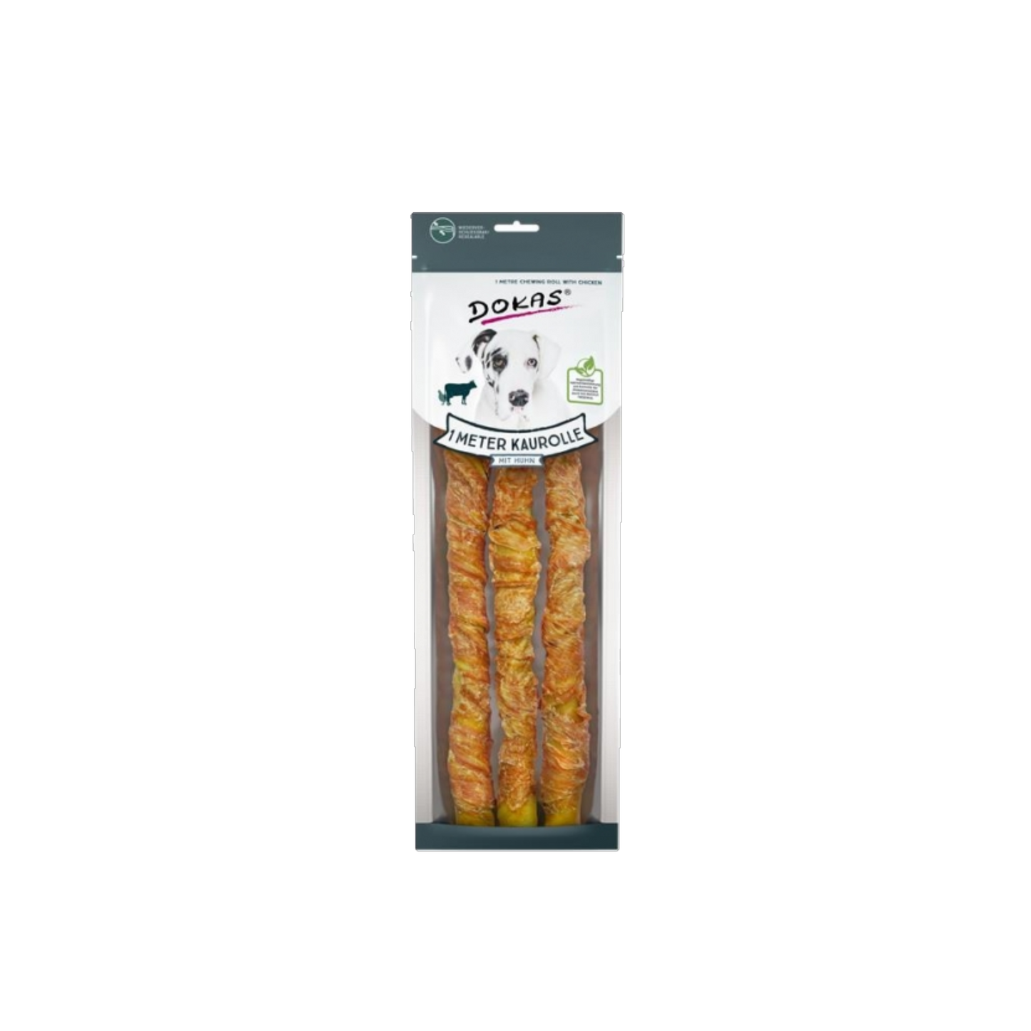 Dokas Rinderhaut mit Hühnerbrust – der Kau-Snack für ausdauernde Genießer