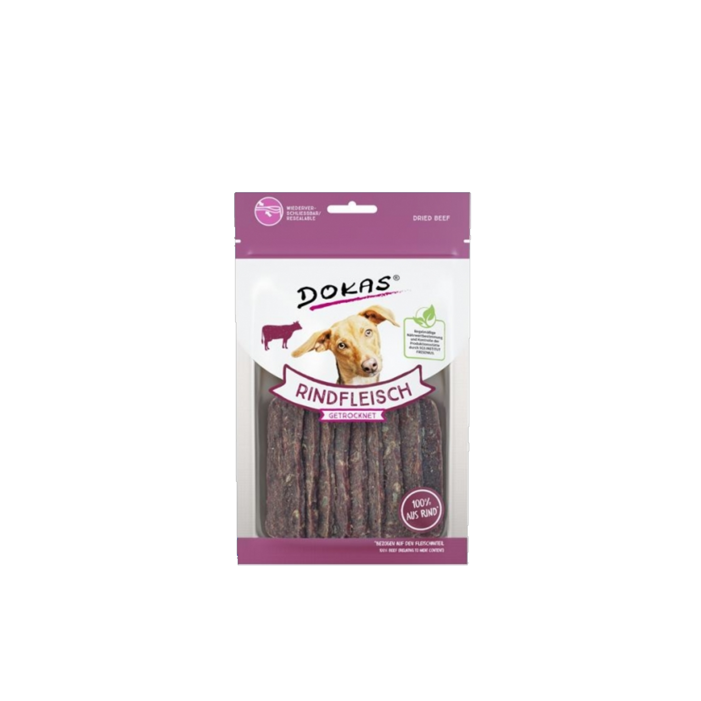 Dokas Rindfleisch-Flügel – Kausnack in Flügelform aus zarter Rinderhüfte