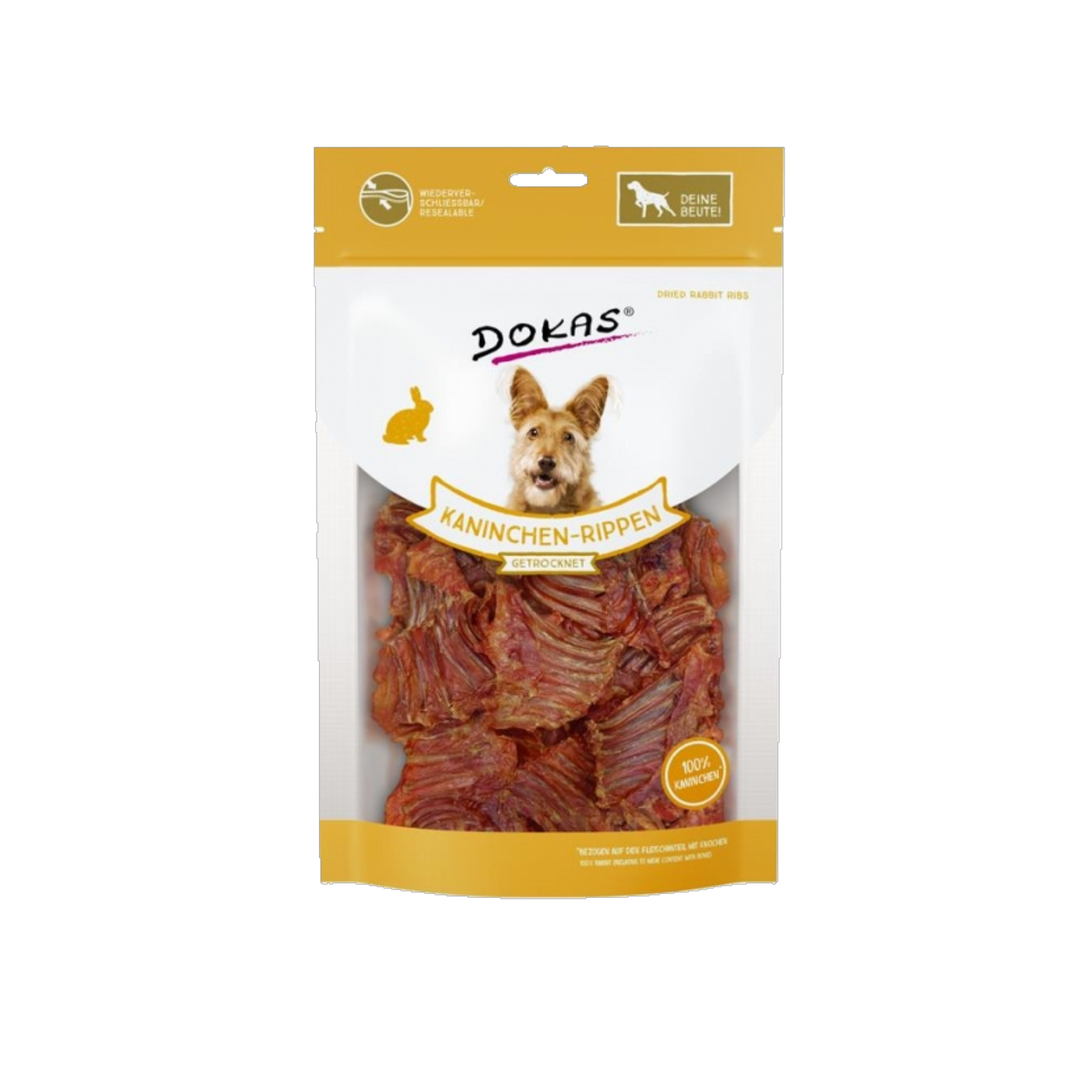 Dokas Kaninchen-Rippen mit Fleisch – der natürliche Kausnack für besondere Genussmomente
