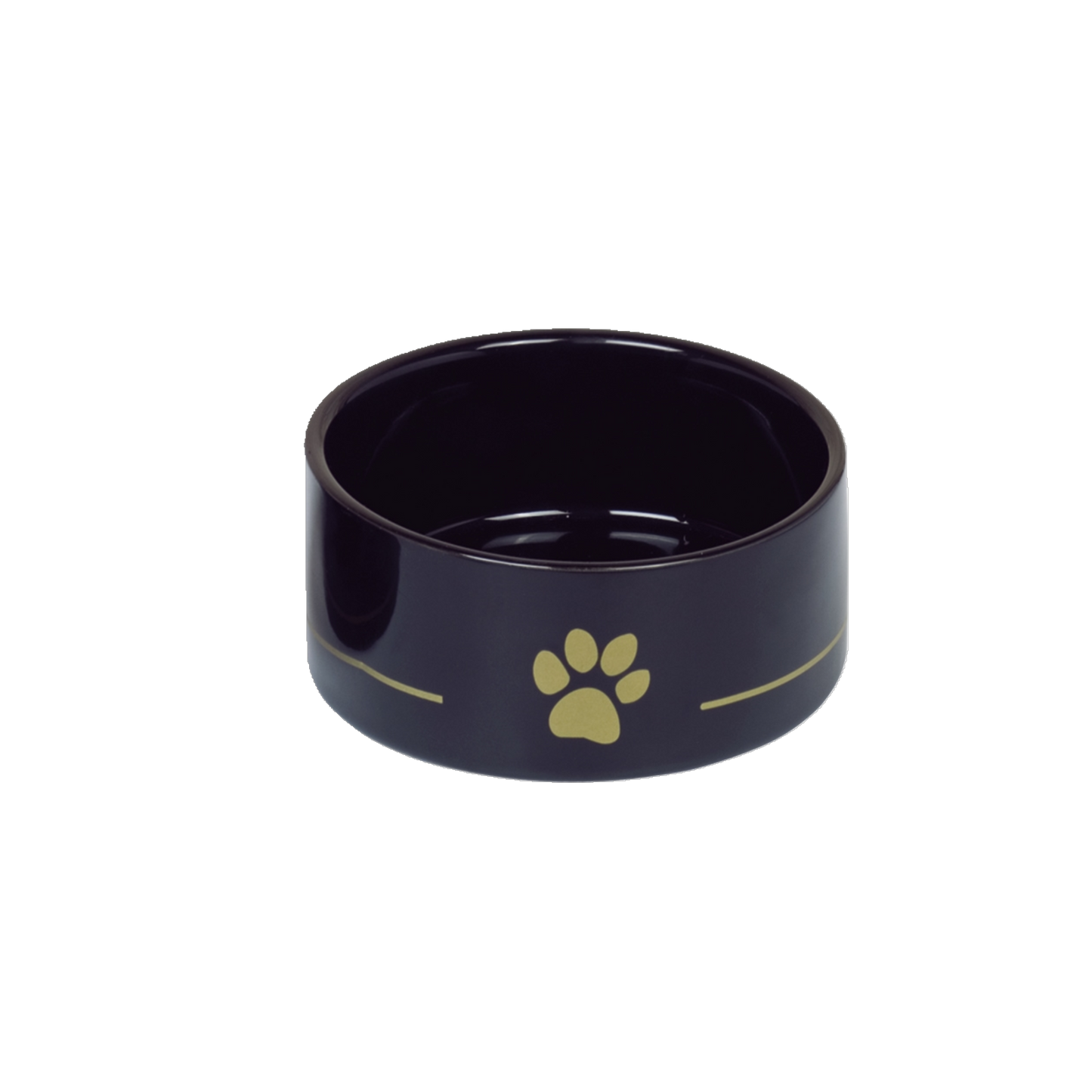 Edler Keramik Napf „Golden Paw“ – Stilvoll & Elegant