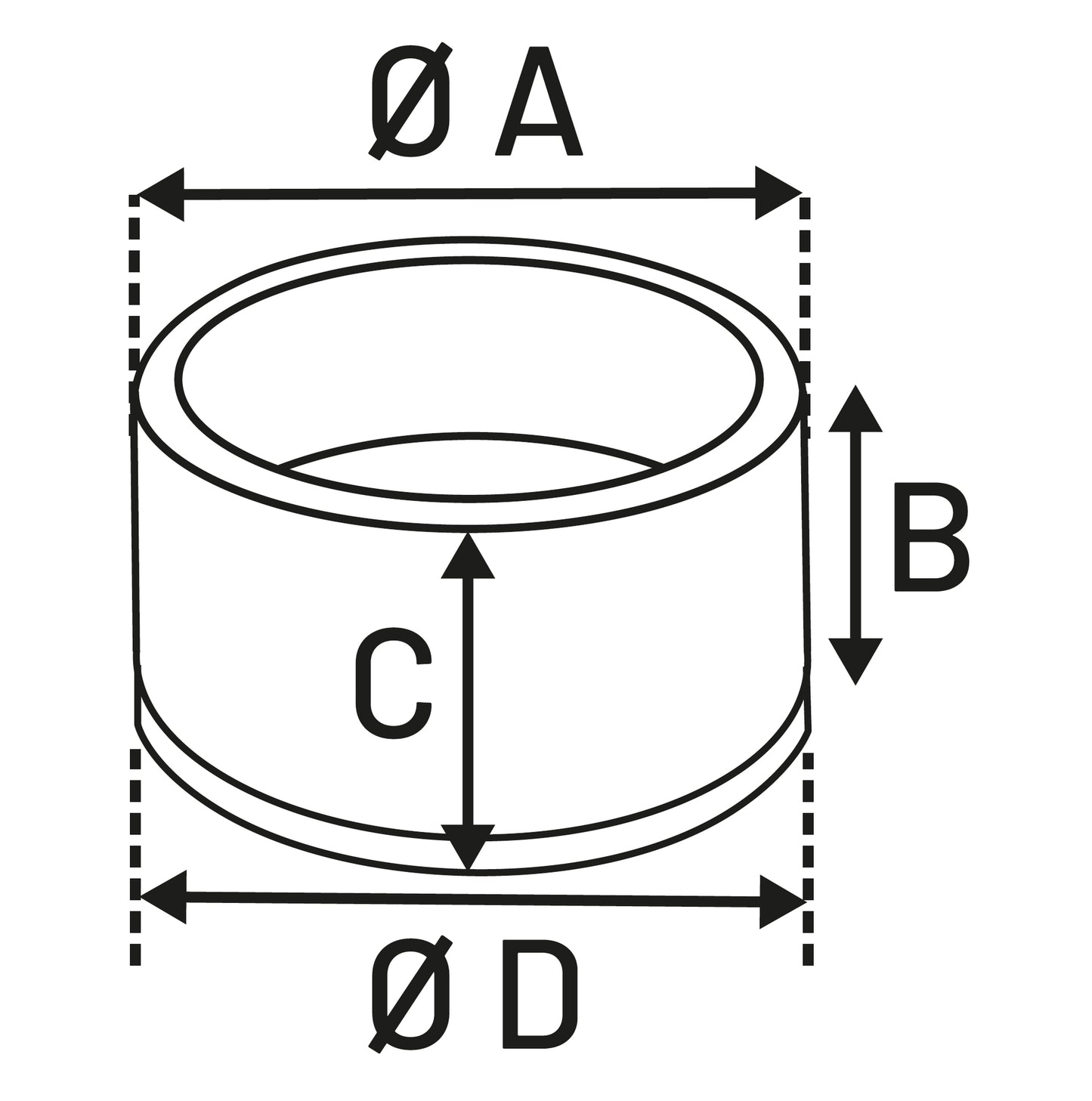 Bianco Keramiknapf mit Bambus-Halter – Stilvoll & rutschfest