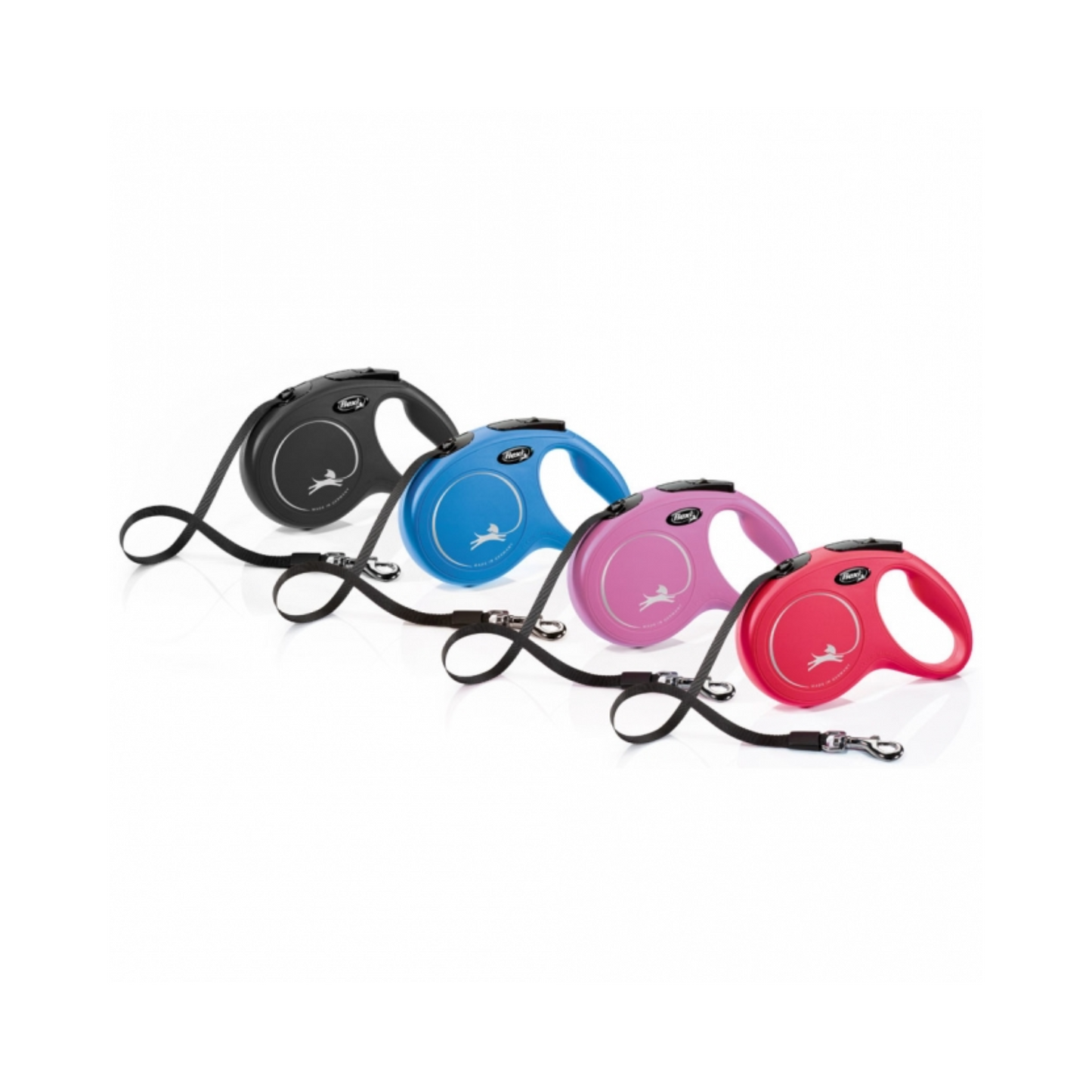 FLEXI Rollleine New CLASSIC Gurt - 5m, bis 25kg