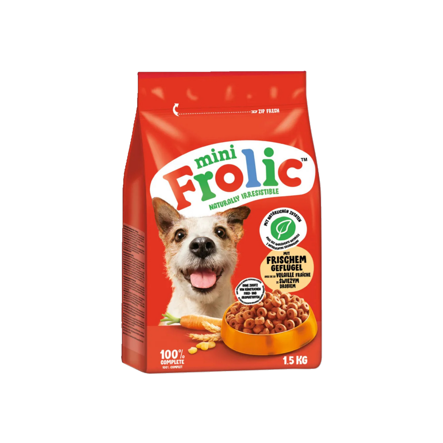 Frolic Mini Geflügel – Vollwertige Mahlzeit mit Geflügel und Gemüse