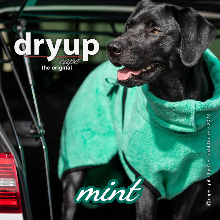 DRYUP CAPE Standard – Der hochwertige Hundebademantel aus Baumwolle L - XXL