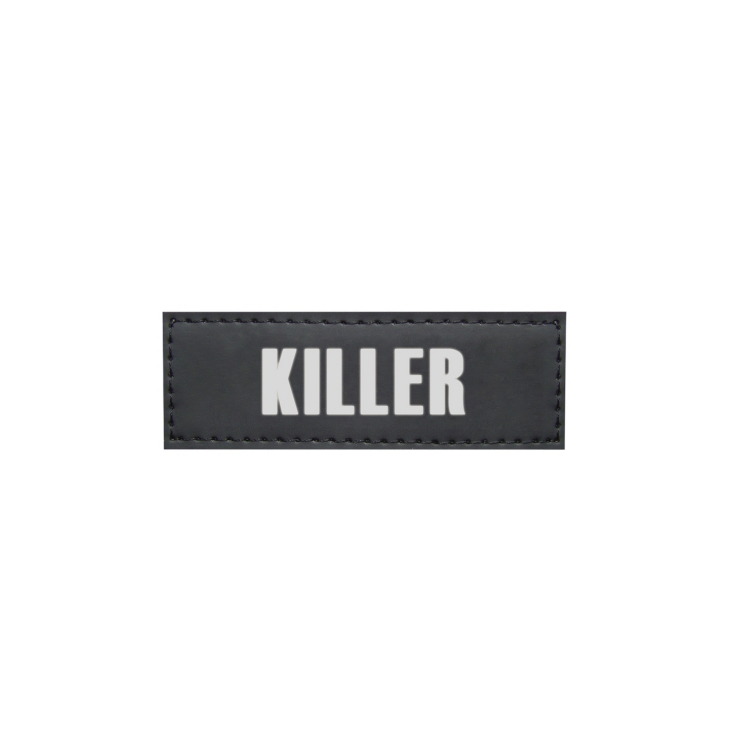Klettsticker "KILLER" – Mit Augenzwinkern und hoher Sichtbarkeit
