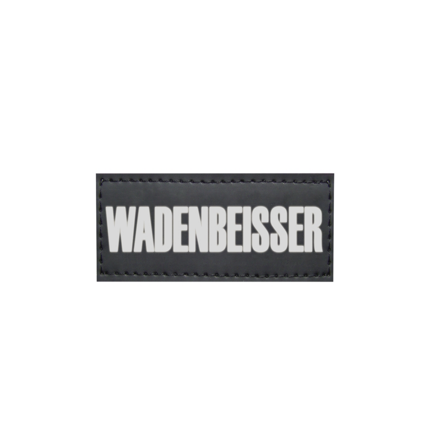 Klettsticker "WADENBEISSER" – Mit Biss und Humor unterwegs