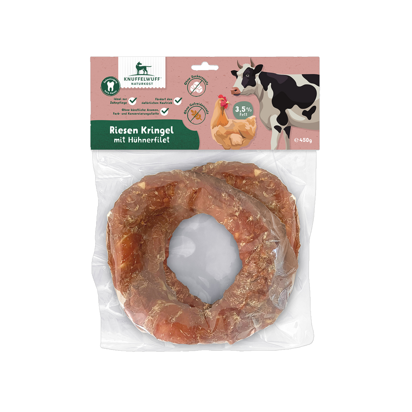 Knuffelwuff Riesen-Kringel – Extra großer Kauspaß für gesunde Zähne
