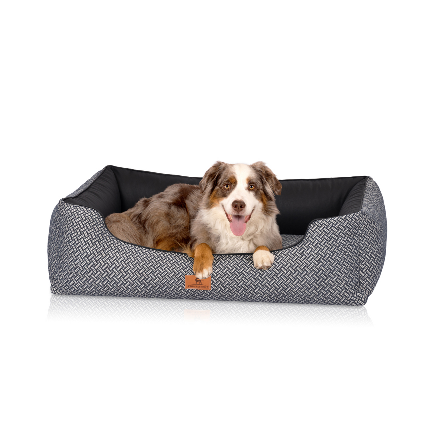 Knuffelwuff Orthopädisches Design Hundebett Sanford – Eleganz trifft auf höchsten Komfort