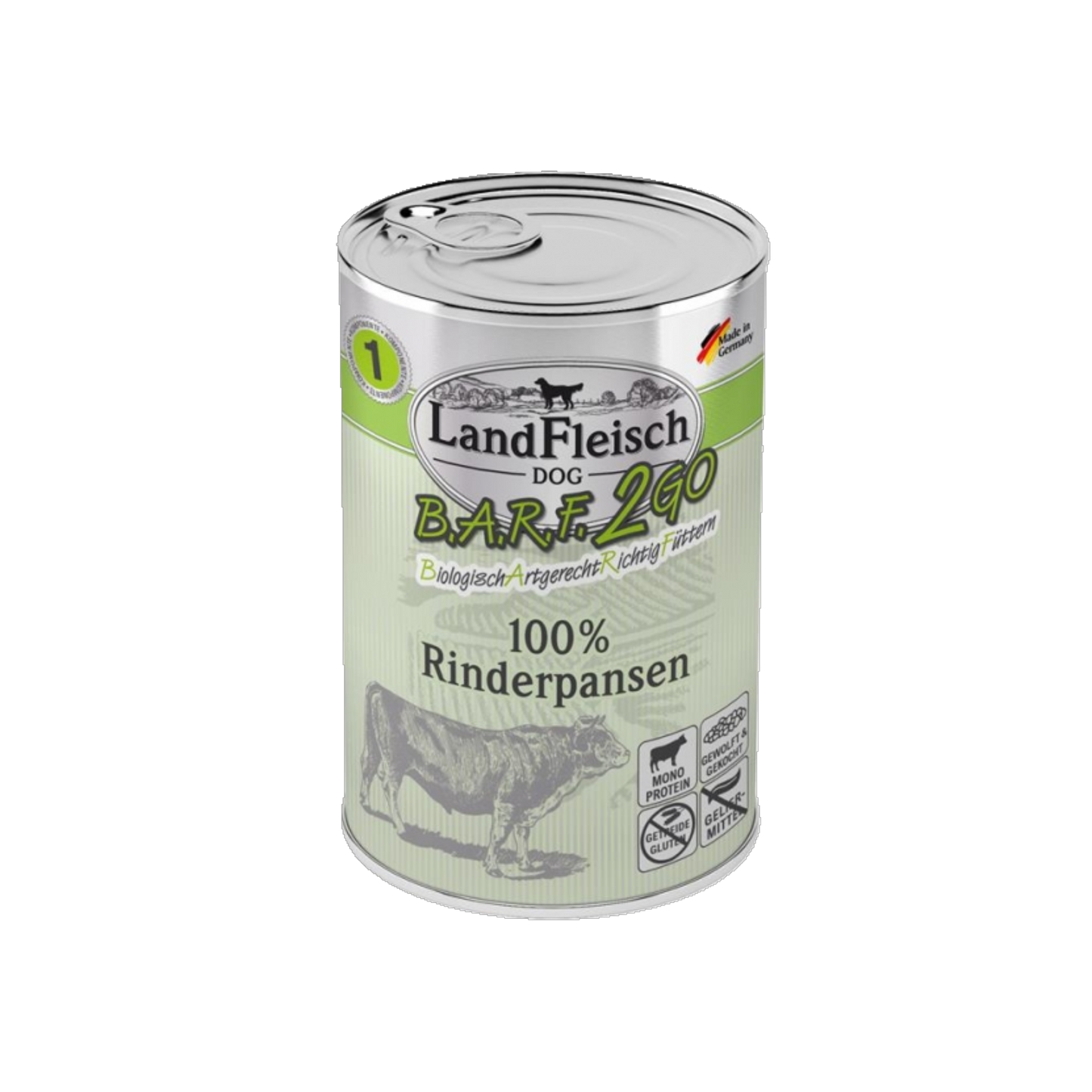 LandFleisch B.A.R.F.2GO - 100% aus Rinderpansen