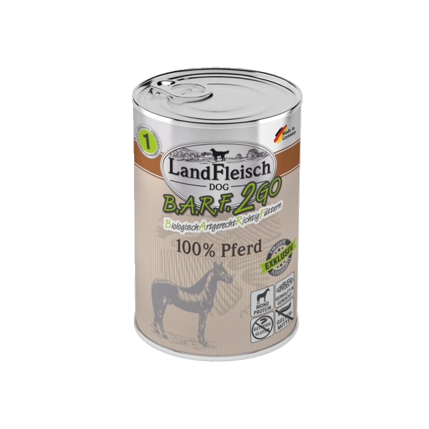 LandFleisch B.A.R.F.2GO - Exklusiv 100% vom Pferd