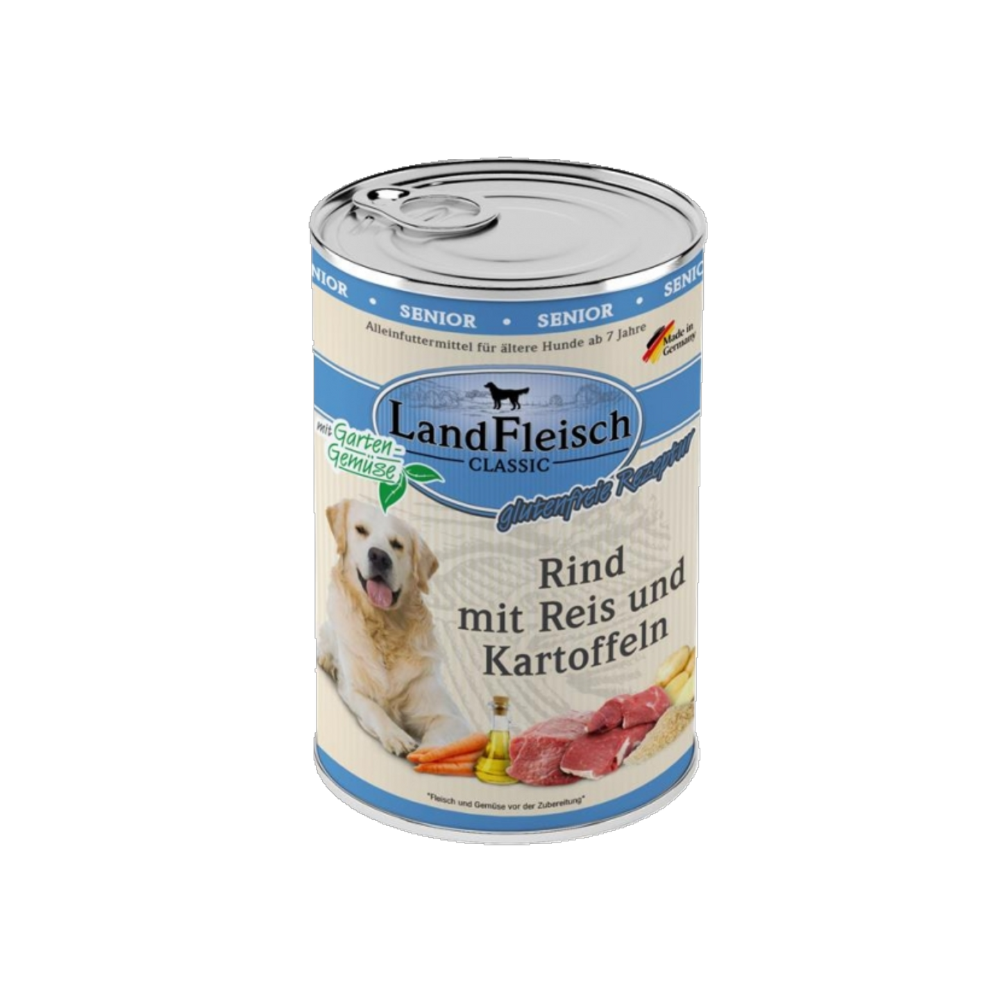 Landfleisch Dog Classic Senior – Rind mit Kartoffeln & Gartengemüse