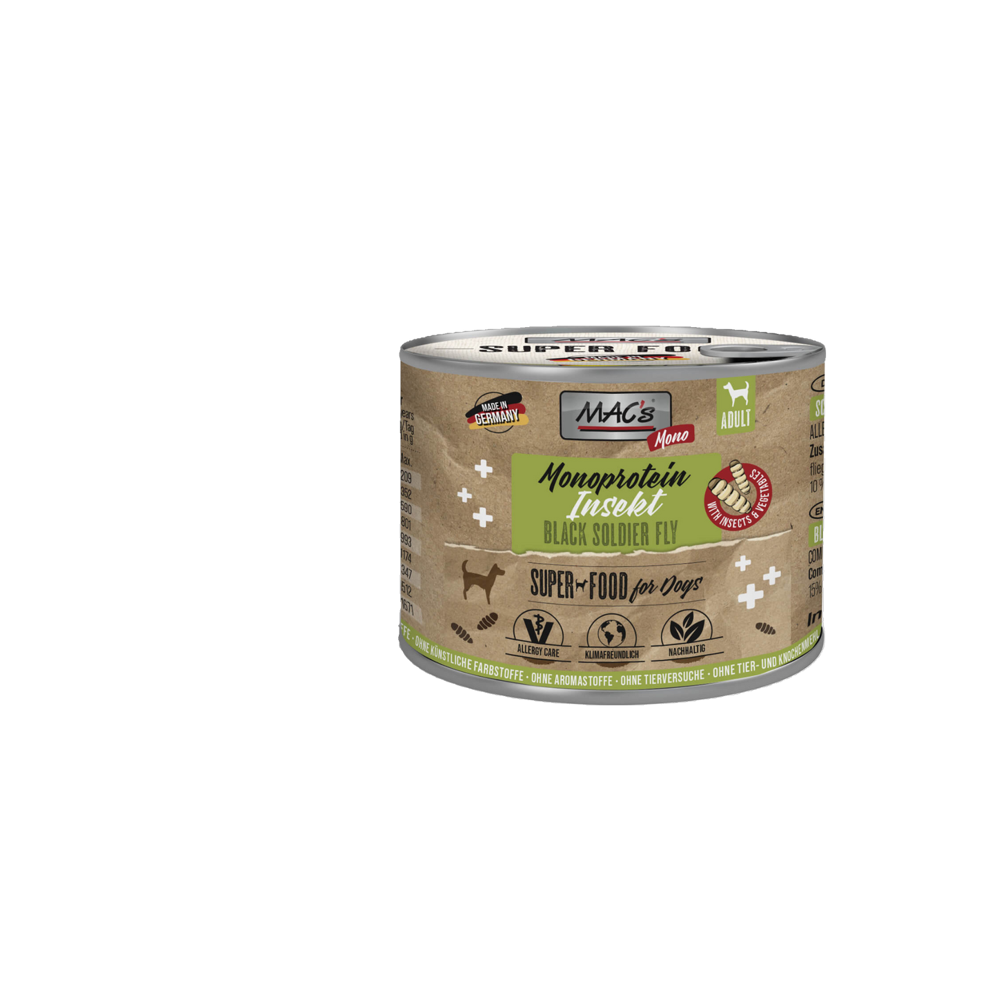 MAC’s Dog Insekt Monoprotein – Natürliches Super Food für sensible Hunde