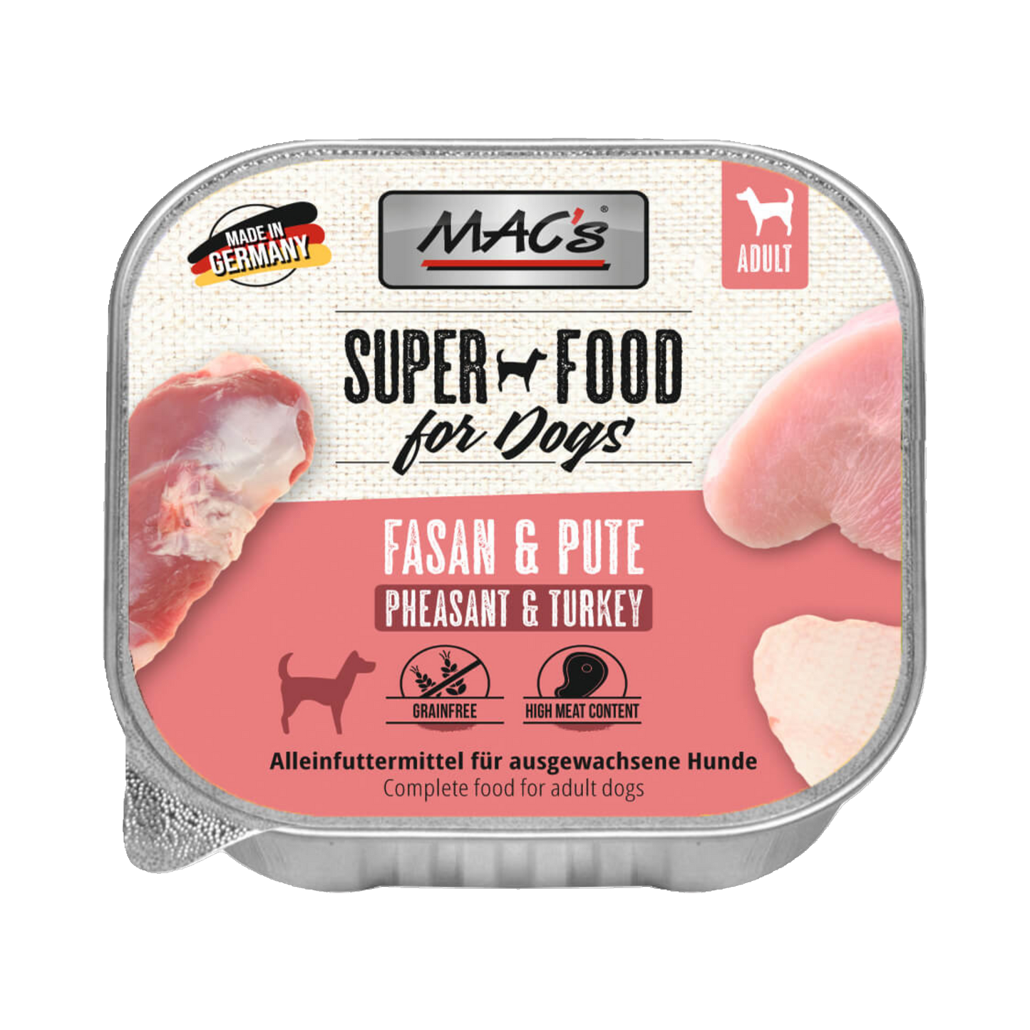 Mac’s Dog Pute & Fasan – Feine Wildrezeptur für höchste Ansprüche