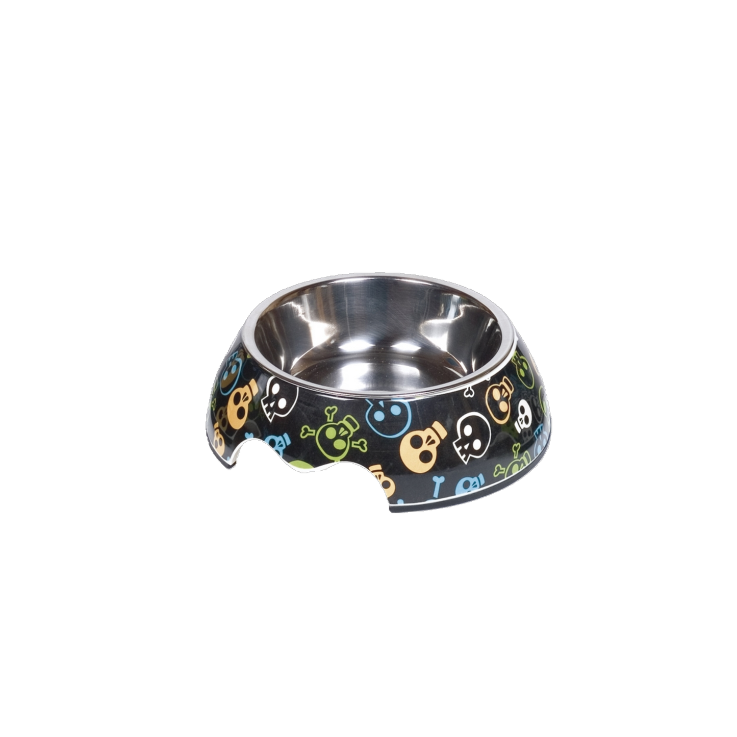 Melamin Napf „Skull“ – Stilvoll, Robust & Funktional mit cooler Totenkopf-Optik