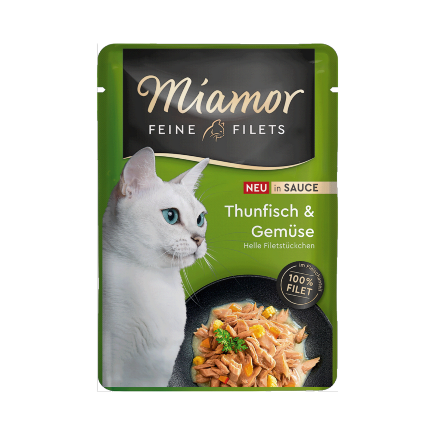 Miamor Feine Filets in Sauce - Thunfisch & Gemüse 100g