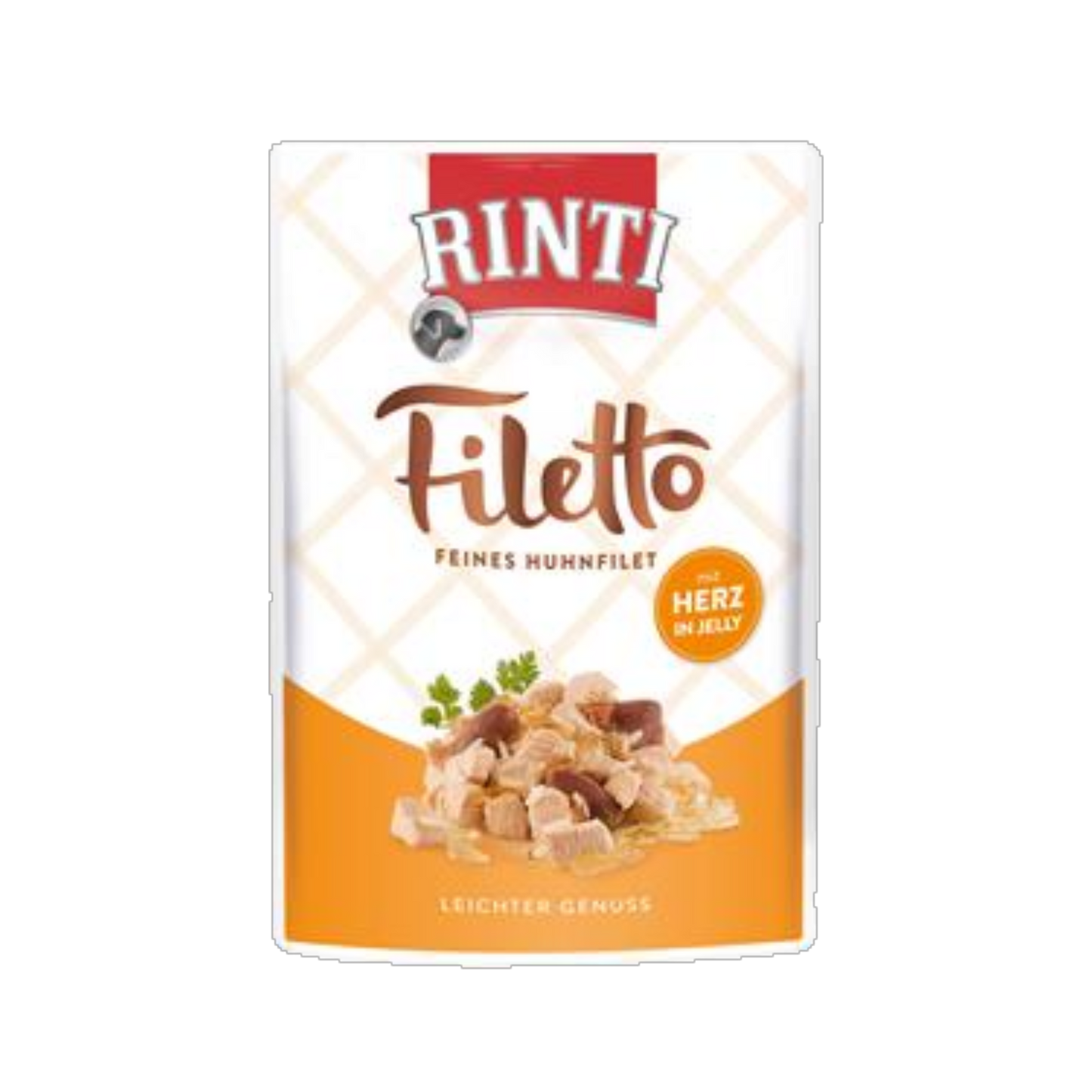 RINTI Filetto Jelly – Huhn & Hühnerherz 100g