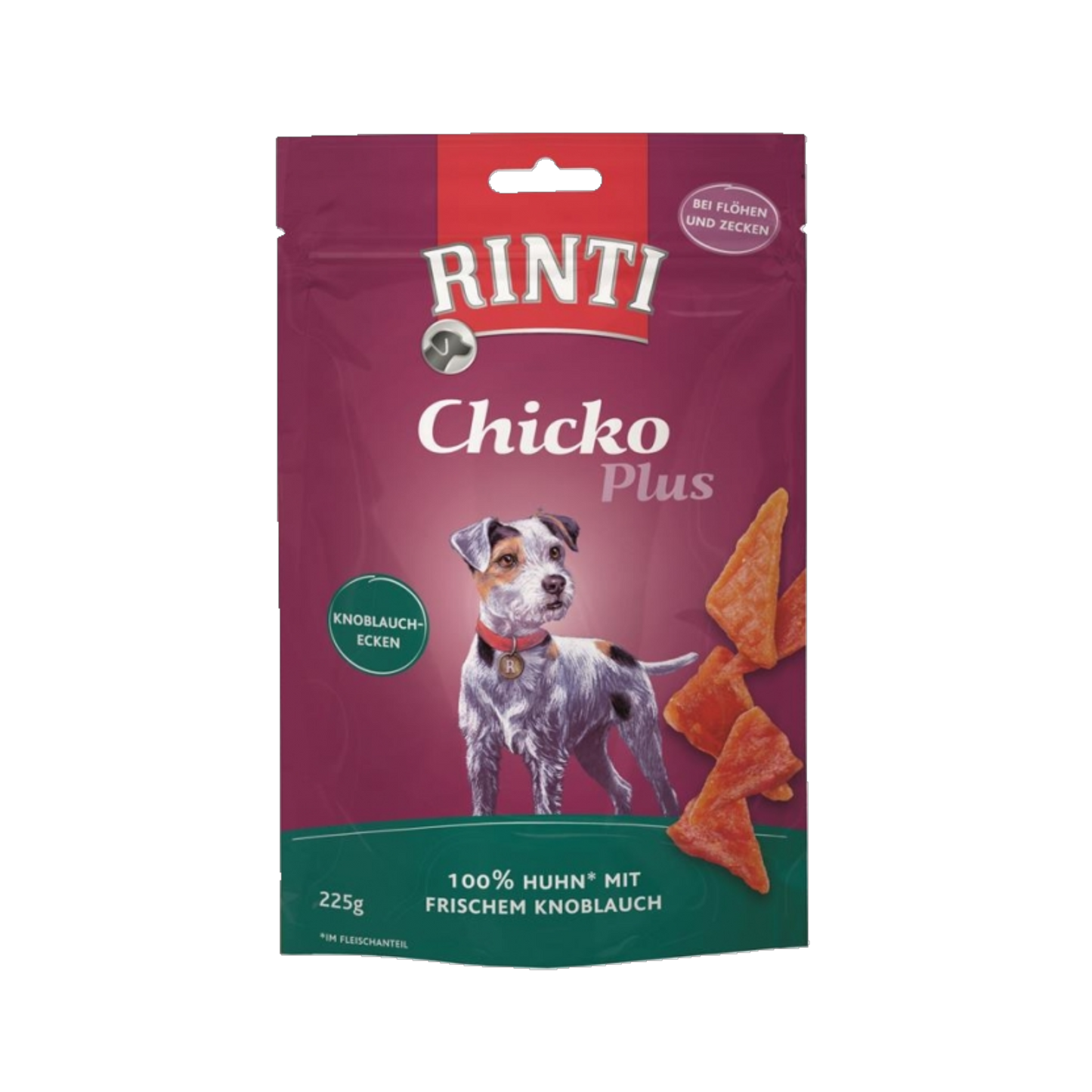De Hun’nenhoff | Rinti Chicko Plus Knoblauchecken – 225 g