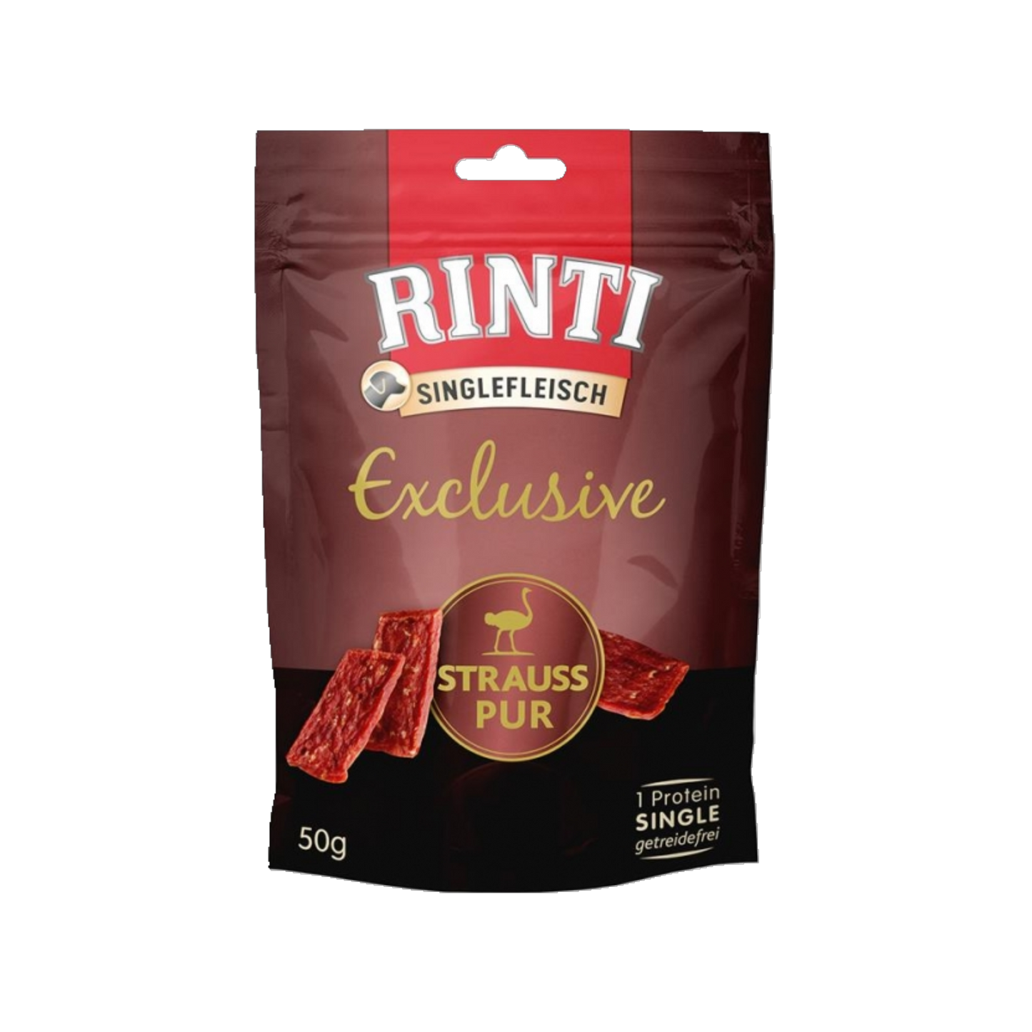 🦴 Rinti Exclusive Snack Strauß 50g