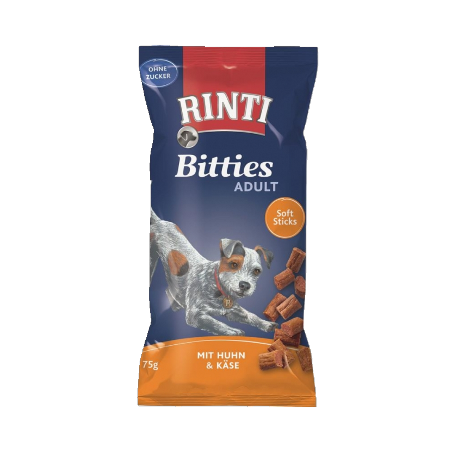 Rinti Extra Bitties Huhn & Käse – Der weiche Kausnack für Hunde