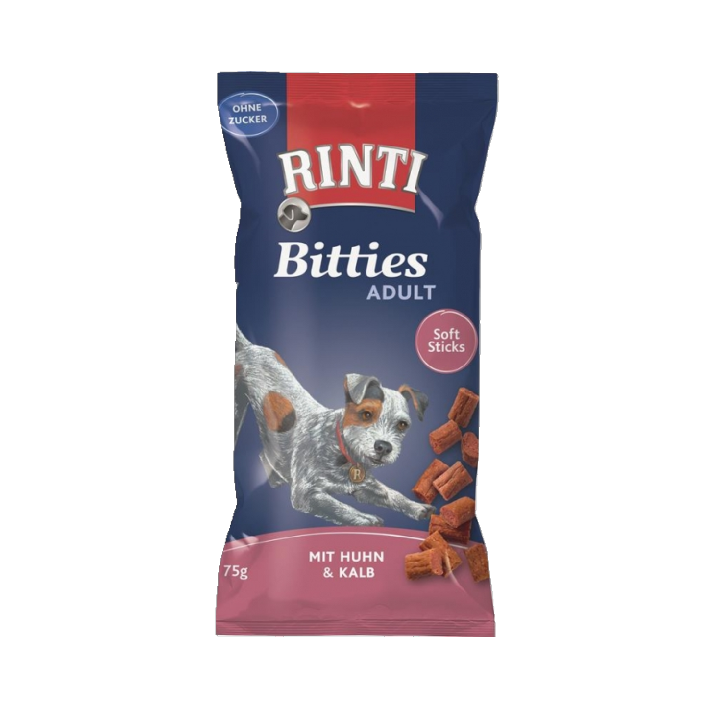 Rinti Extra Bitties Huhn & Kalb – Weiche Fleischsnacks für Hunde