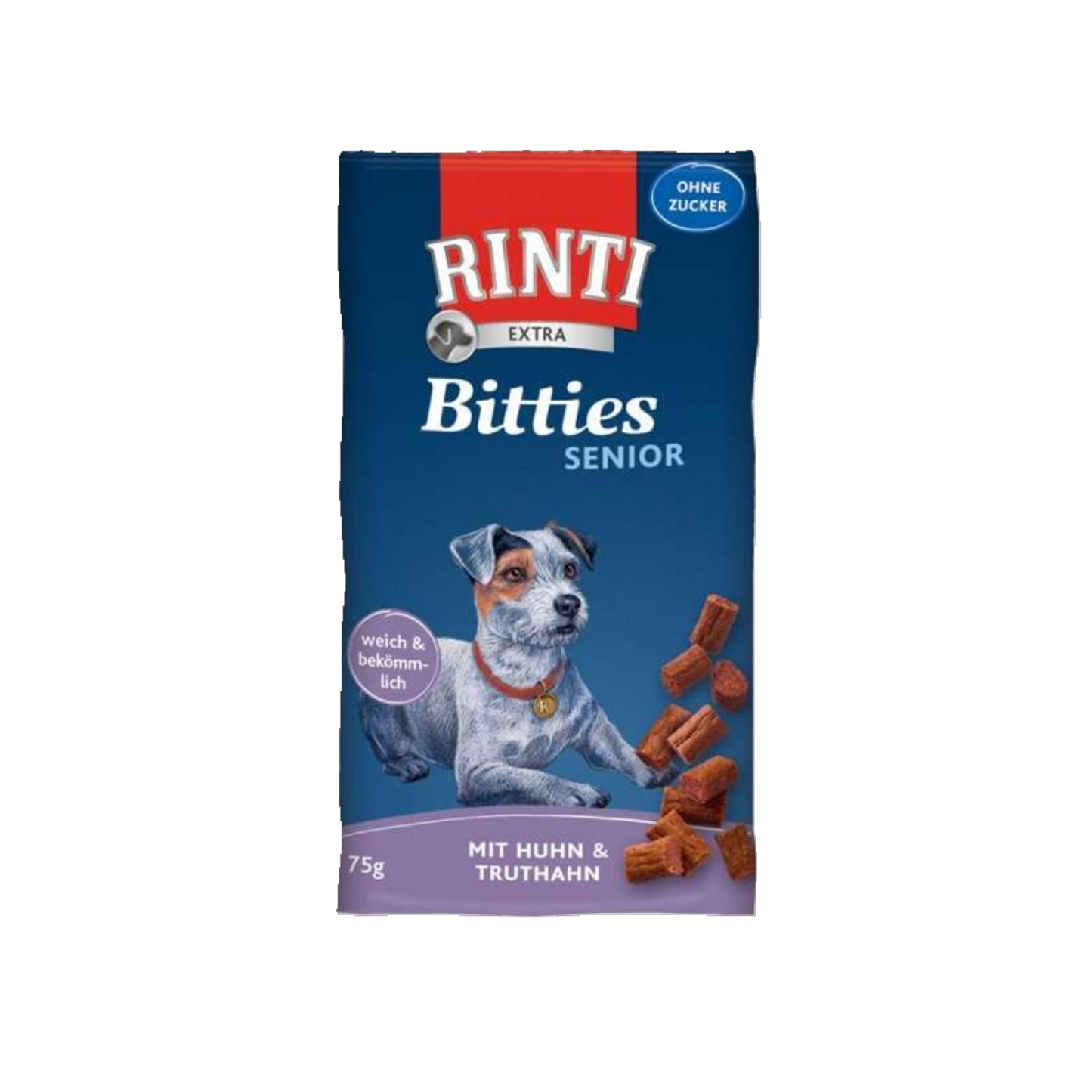 Rinti Extra Bitties Senior – Huhn & Truthahn 75 g