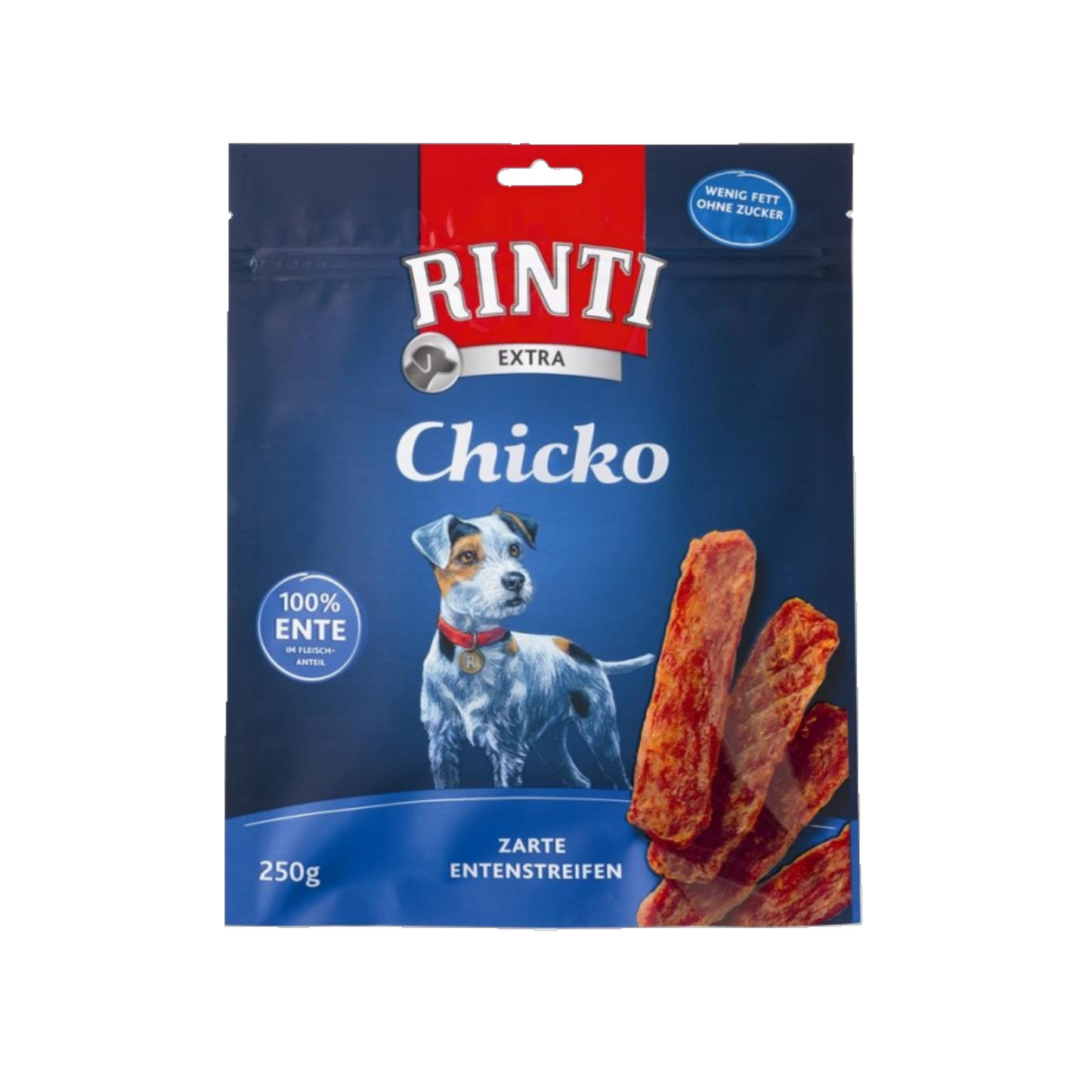 De Hun’nenhoff | Rinti Extra Chicko Ente – Filetstreifen aus 100 % Entenbrustfilet im Vorratspack