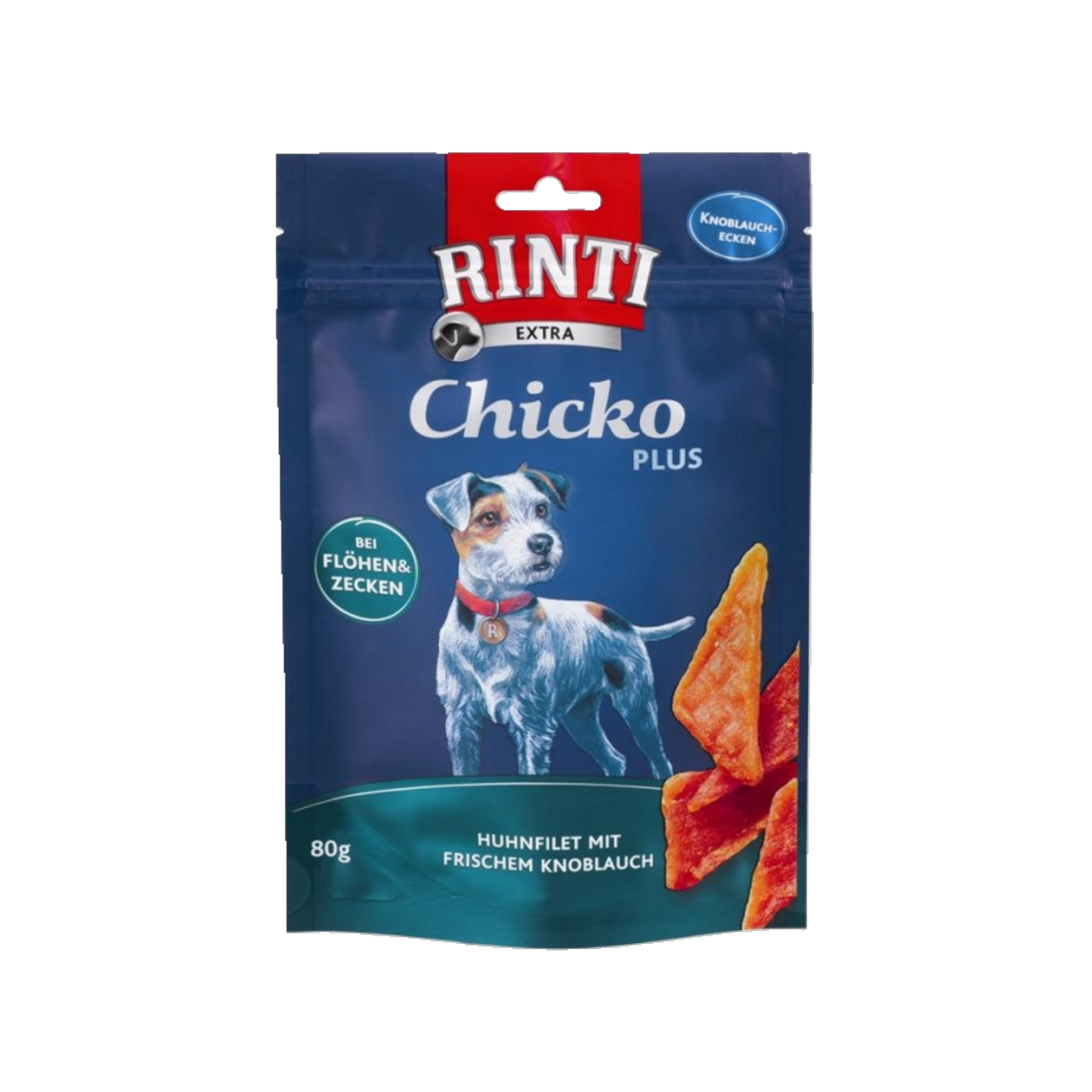 De Hun’nenhoff | Rinti Extra Chicko Knoblauchecken – 80g