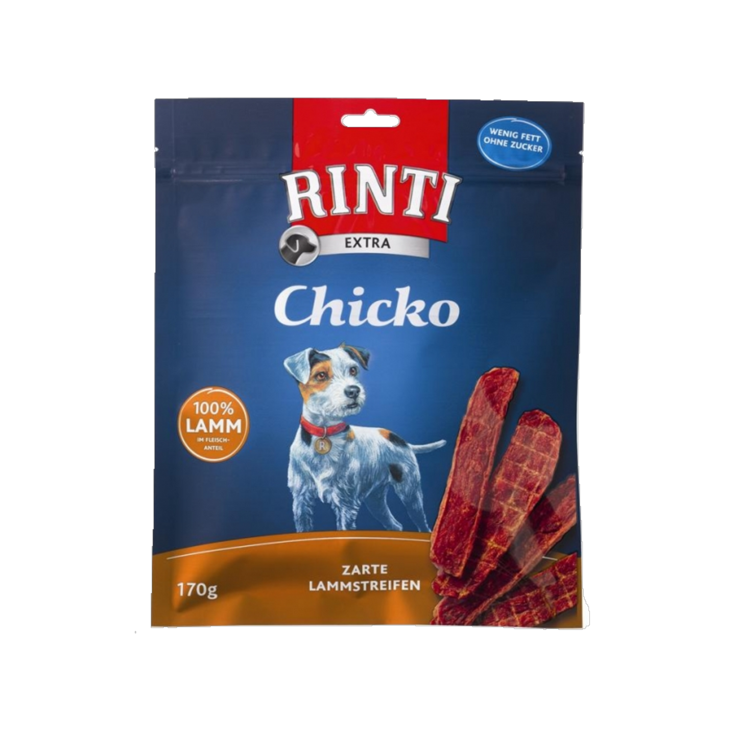 🐑 Rinti Extra Chicko Lammstreifen – 170g