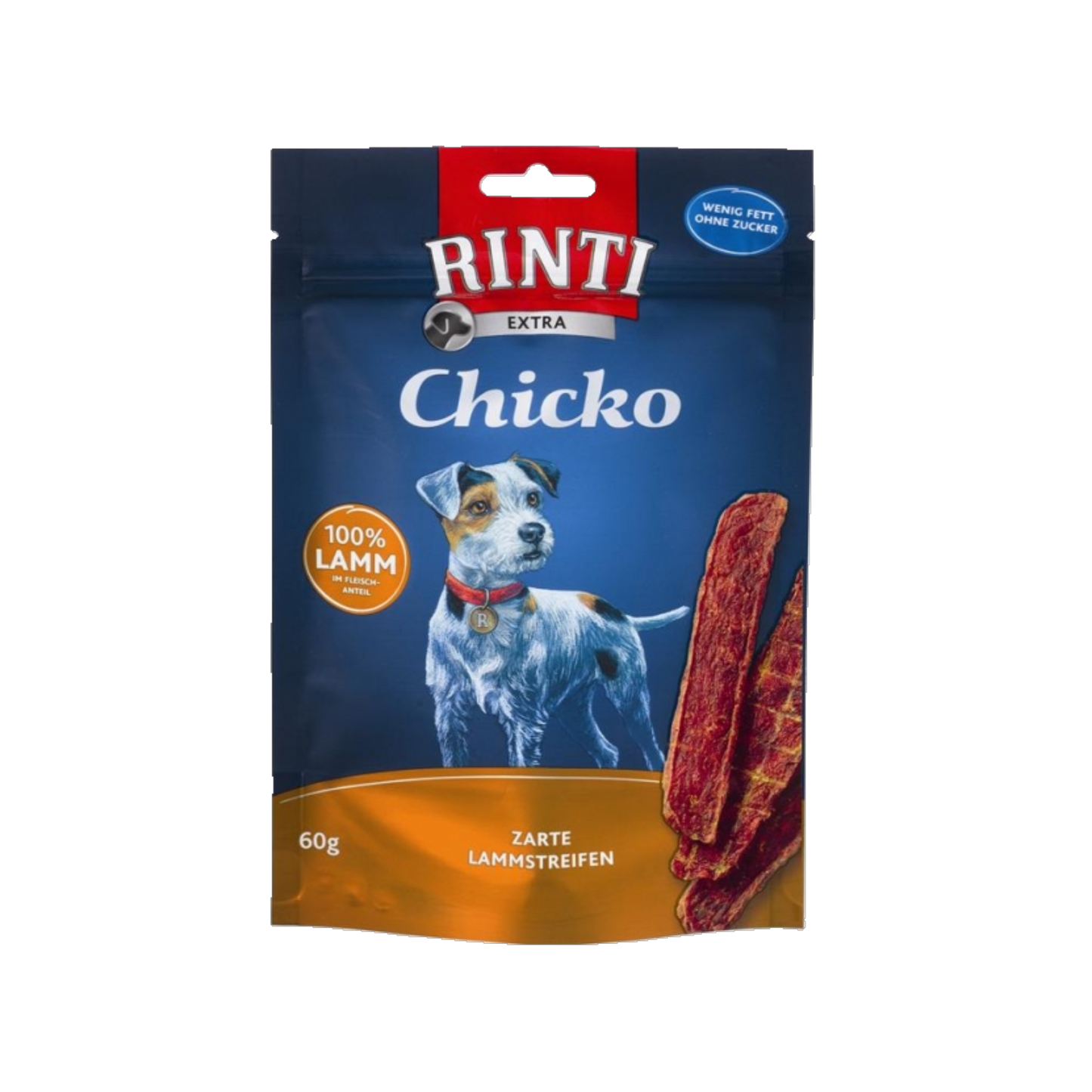 De Hun’nenhoff | Rinti Extra Chicko Lammstreifen 60g
