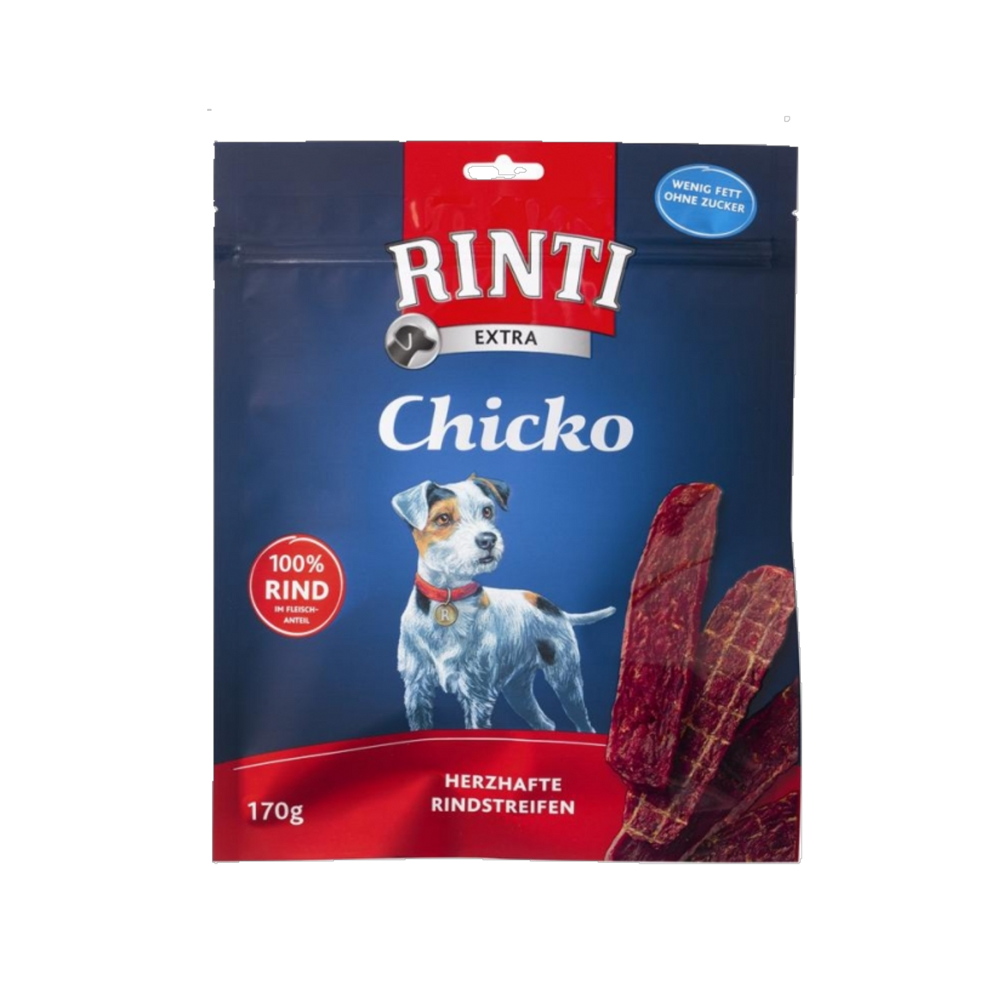 De Hun’nenhoff | Rinti Extra Chicko Rindstreifen (Schinken) 170g