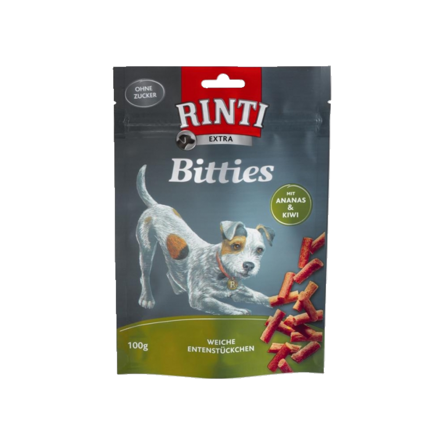 Rinti Extra Snack Bitties – Ente & Ananas – 100g