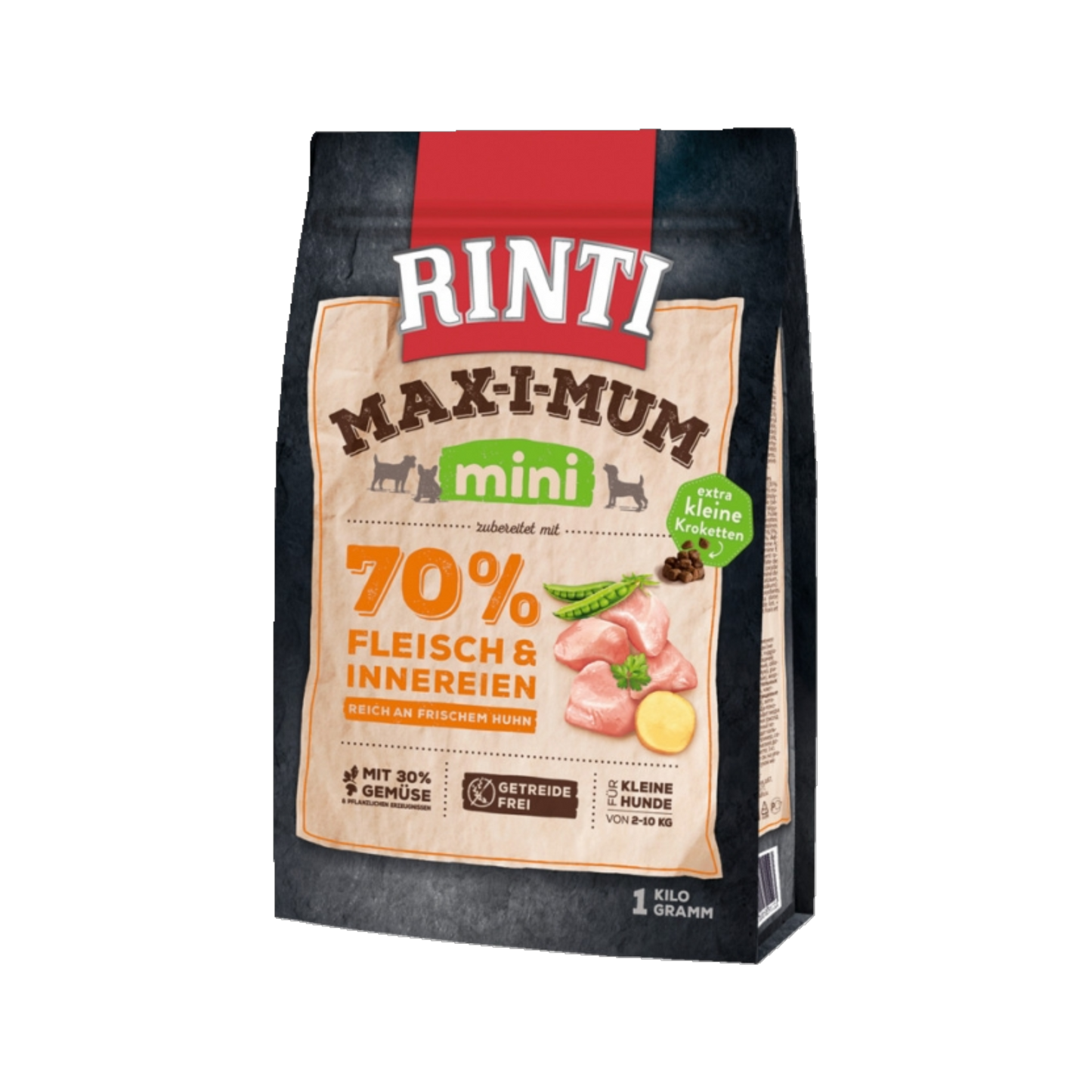 Rinti Max-i-mum Mini Huhn – Trockenfutter für kleine Hunde
