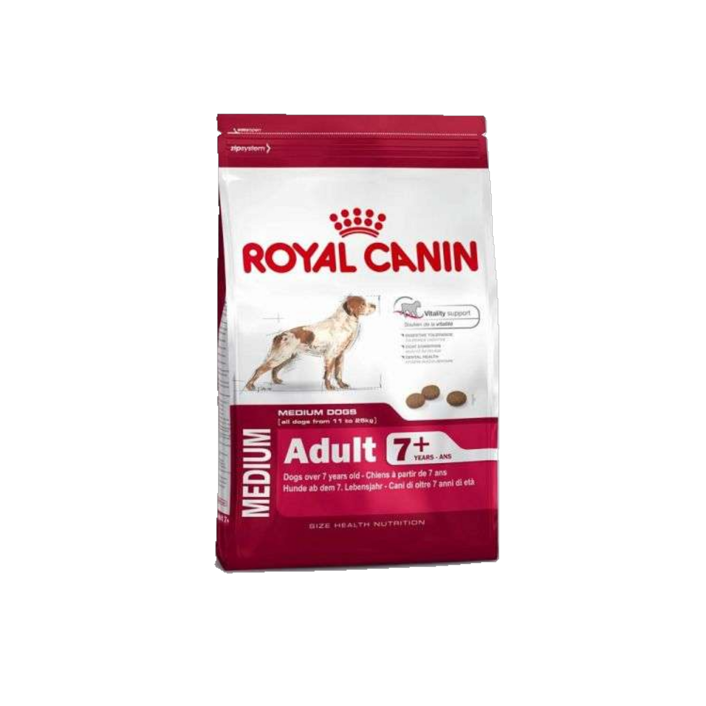 Royal Canin Medium Adult 7+ - Trockenfutter für mittelgroße Hunde (11–25 kg) ab dem 7. Lebensjahr