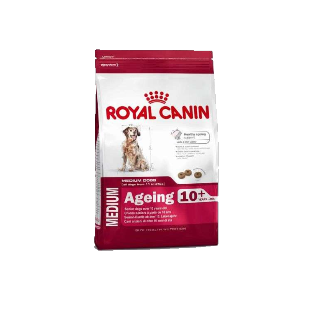 Royal Canin Medium Ageing 10+ - Alleinfuttermittel für mittelgroße Senior-Hunde (11–25 kg) ab dem 10. Lebensjahr