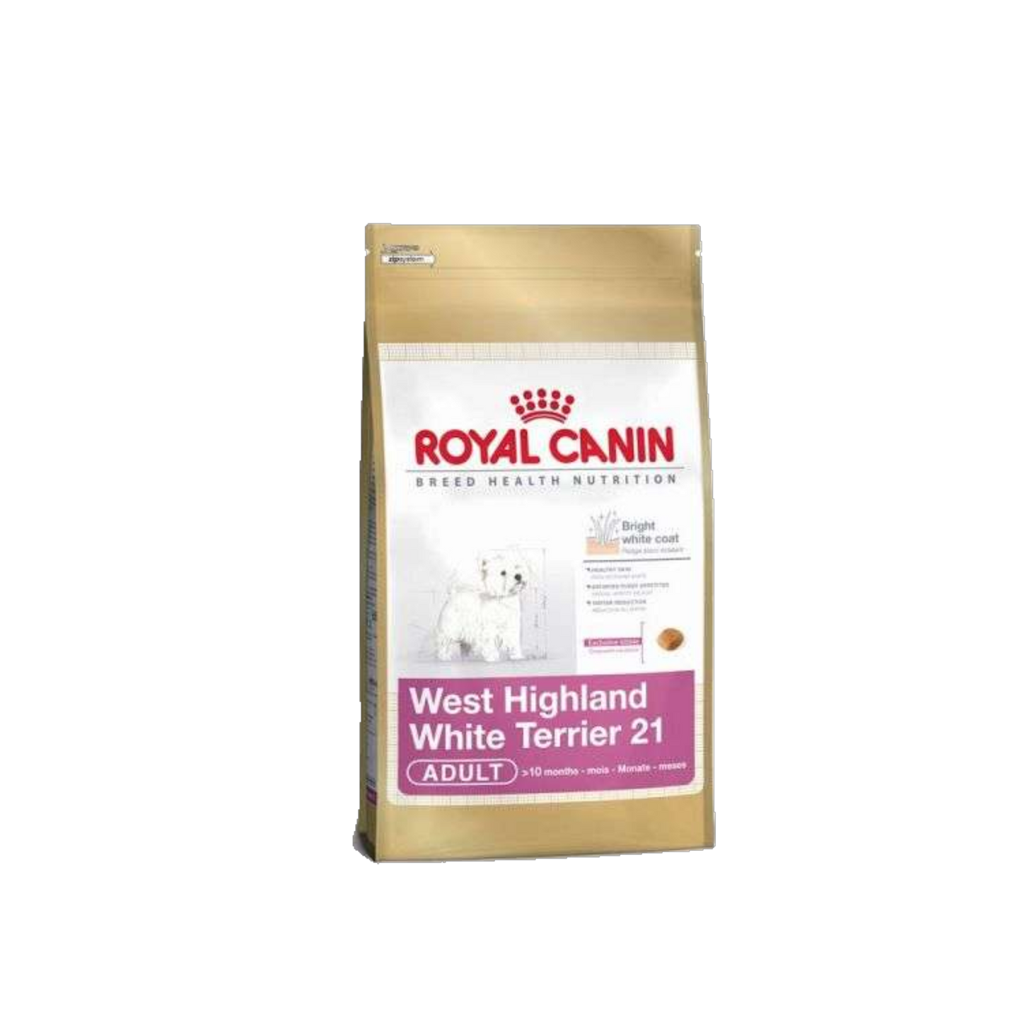 Royal Canin West Highland White Terrier 21 Adult – Trockenfutter für ausgewachsene Hunde ab 10 Monaten
