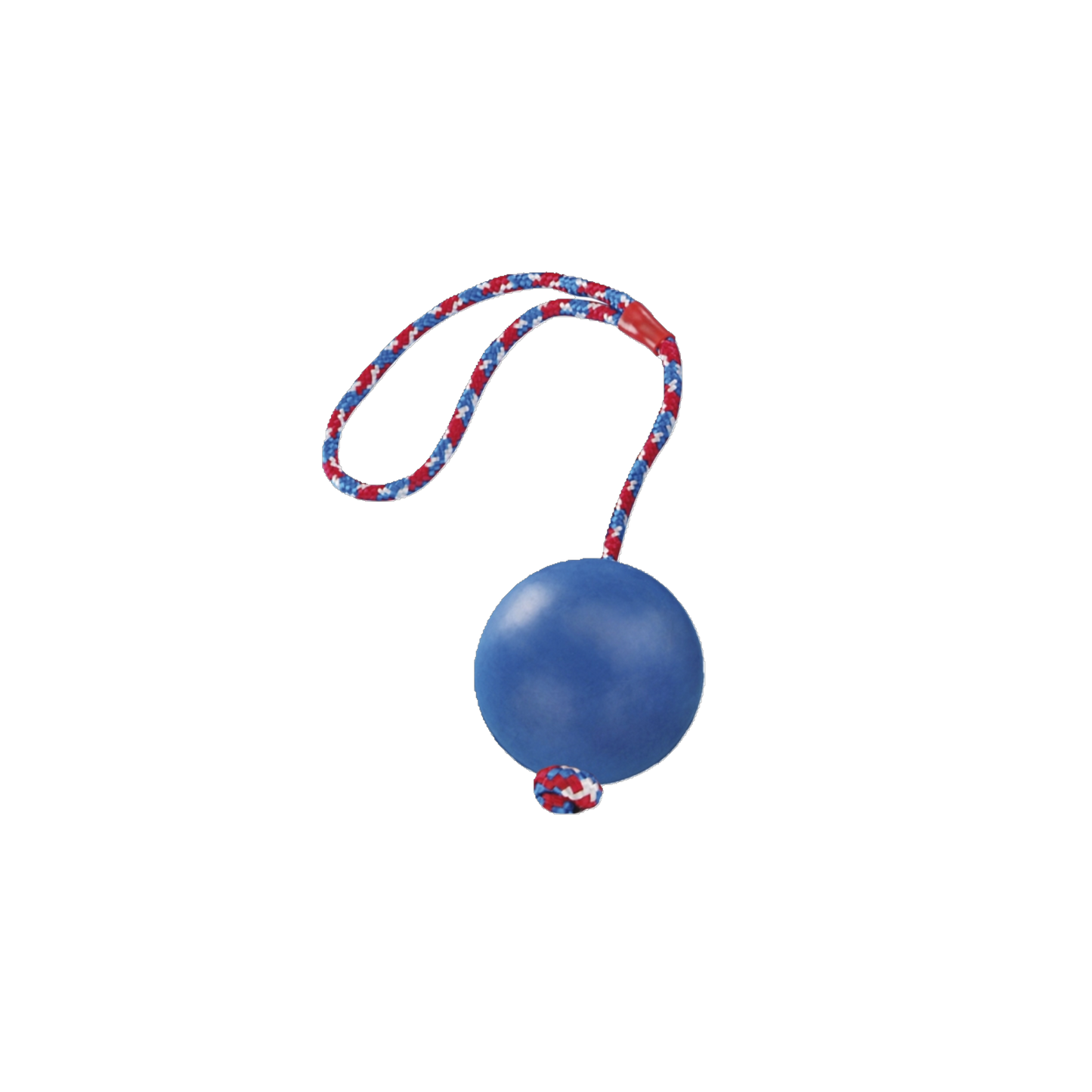 Rubber Line Ball mit Seil – Robustes Kauspielzeug & Apportierspaß