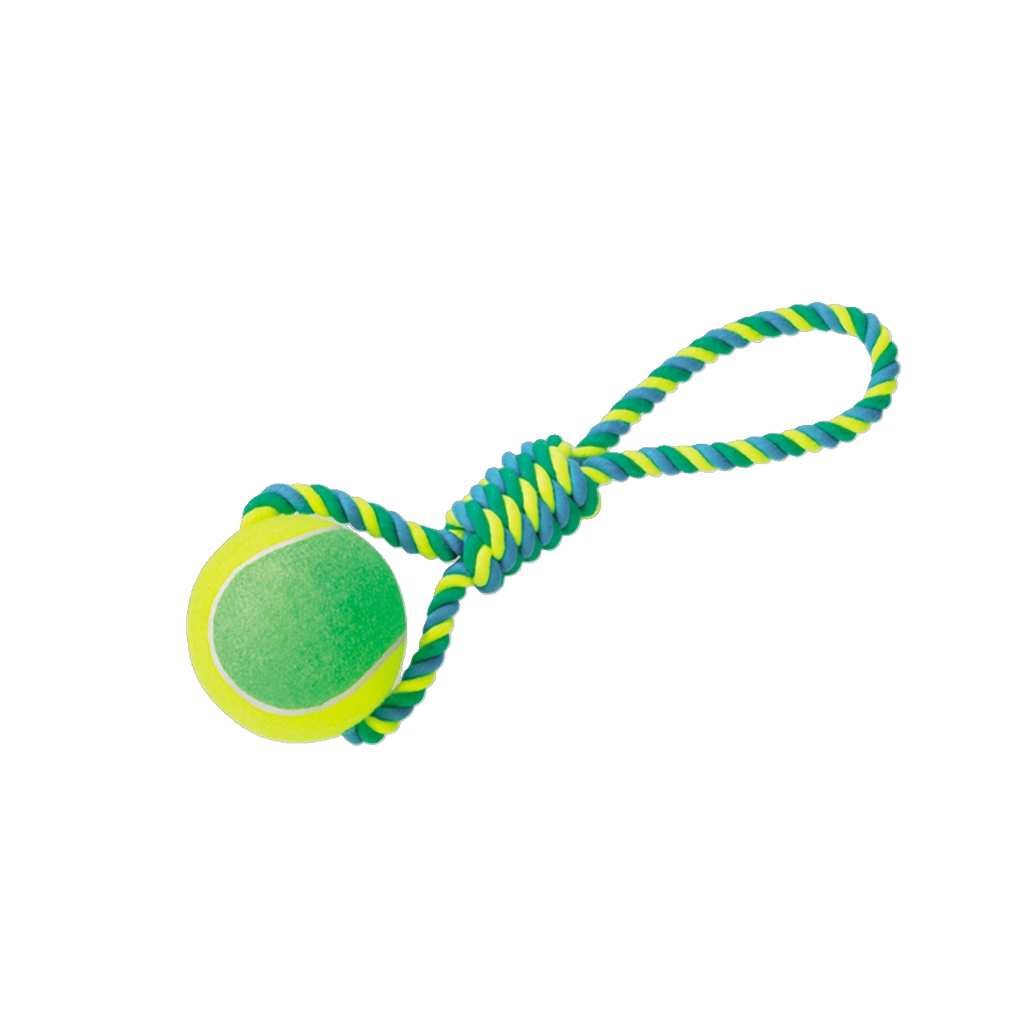 Spielseil mit Tennisball XXL – Perfekt für große Hunde & weite Würfe