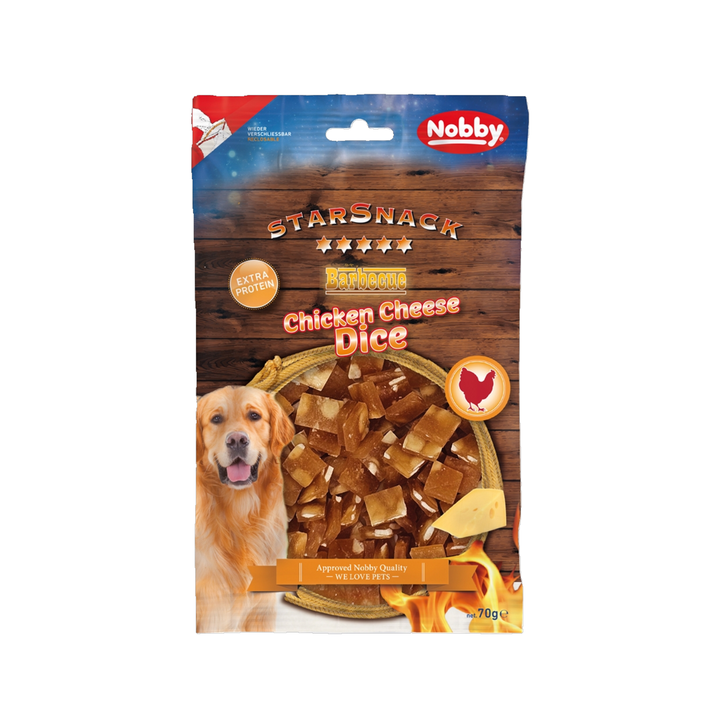 StarSnack BBQ Chicken Cheese Dice – Hähnchen trifft Käsegenuss
