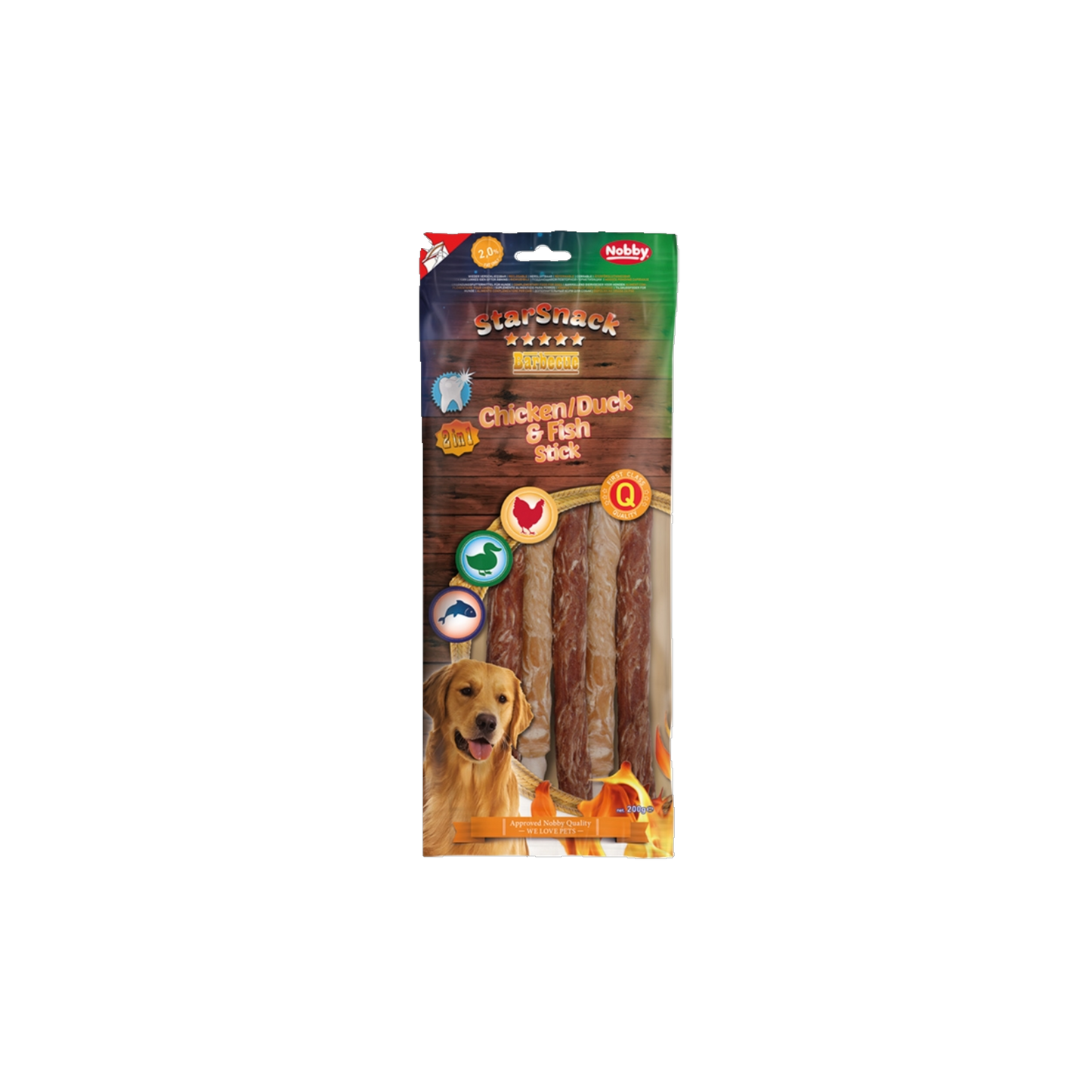 StarSnack BBQ Chicken & Fish Stick – Der extra lange Kauspaß für deinen Vierbeiner