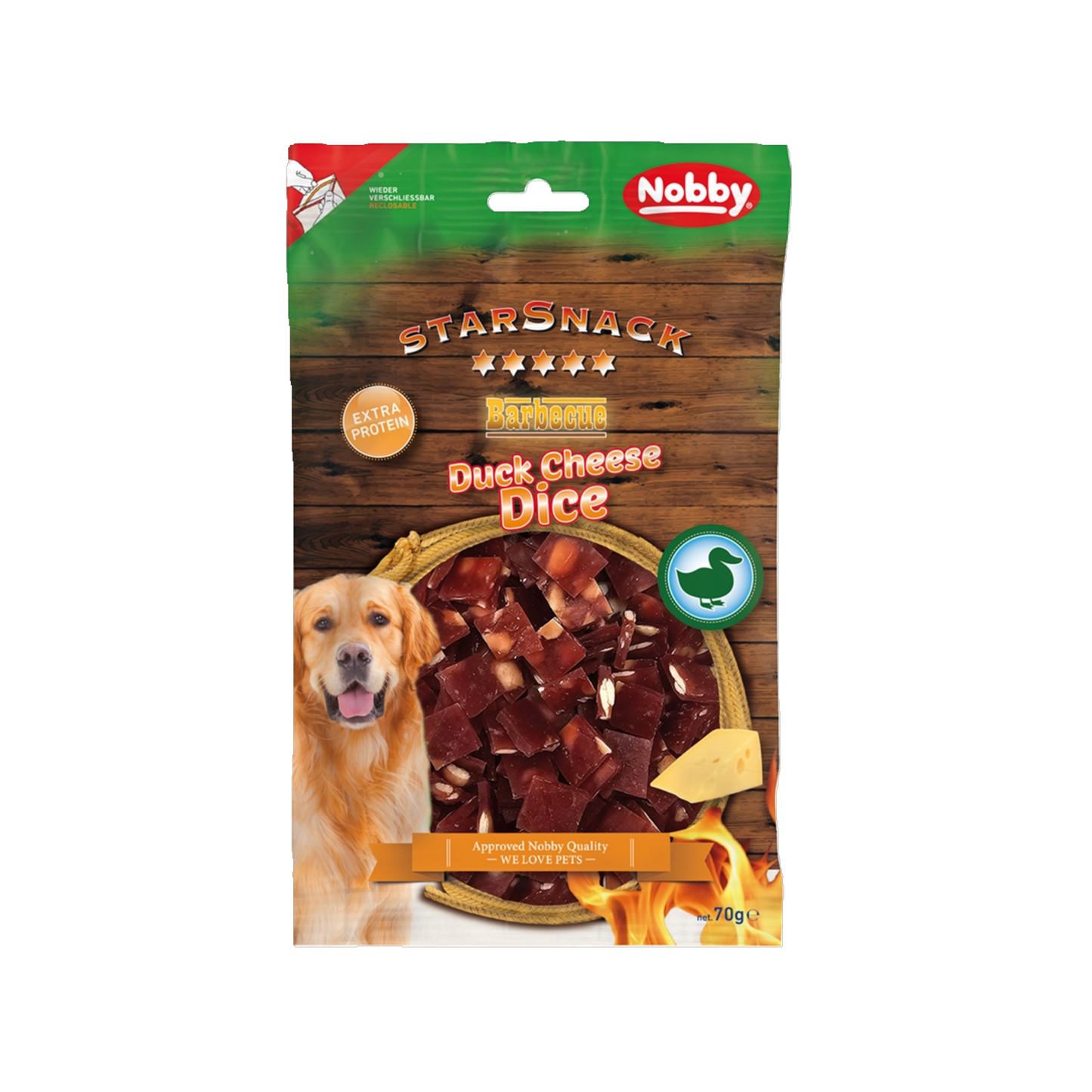 StarSnack BBQ Duck Cheese Dice – Herzhafter Snack mit Entenfleisch & Käse