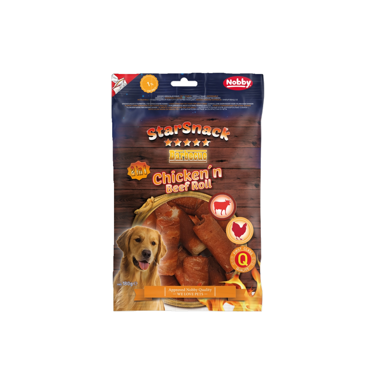StarSnack Chicken’n Beef Roll – Fleischige Belohnung mit wenig Fett
