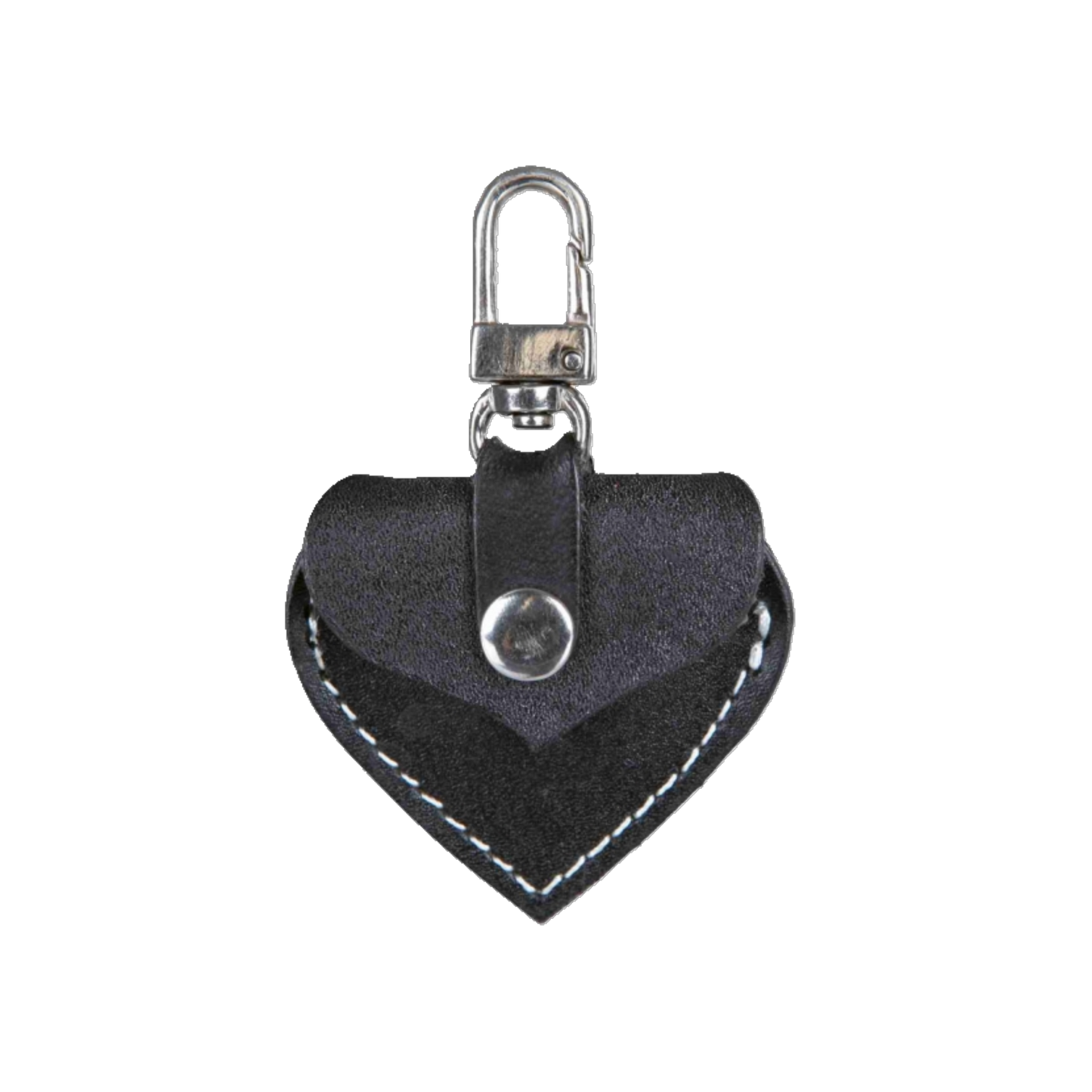 Trixie Adressherzchen aus Leder – Schwarz & stilvoll